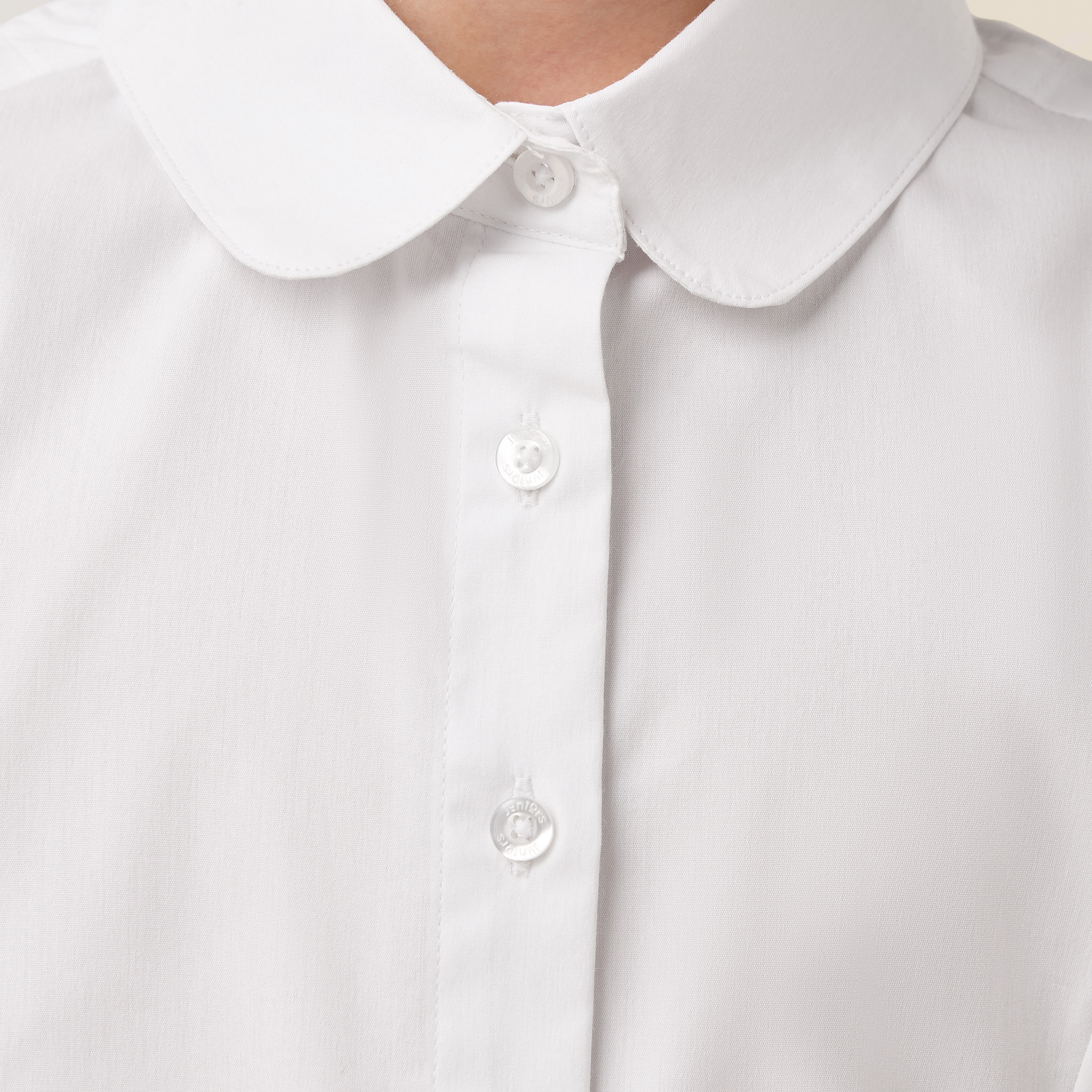 Juniors Solid Shirt with Long Sleeves and Button Closure-girls-clothing-blousesandshirts-image-5