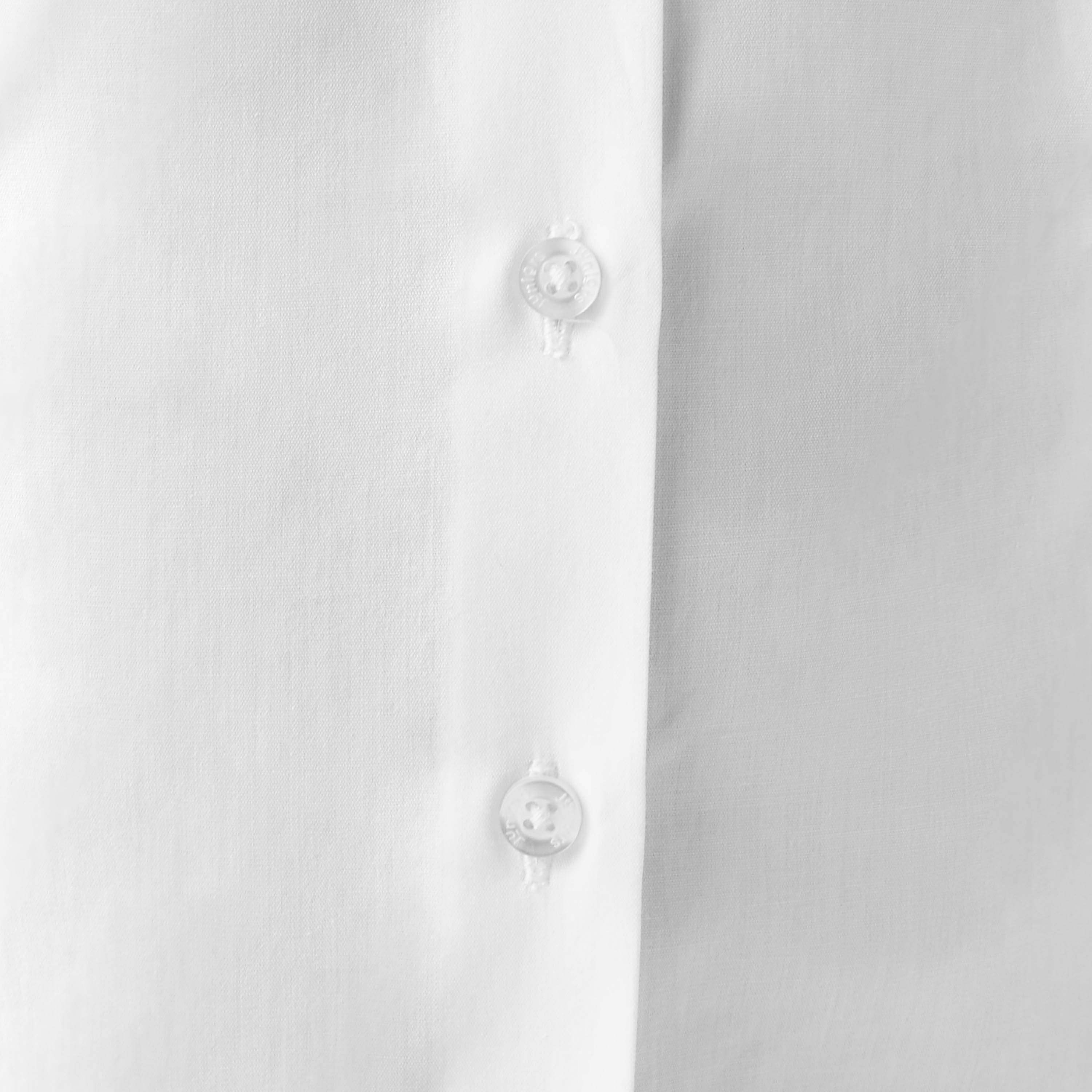 Juniors Solid Shirt with Lace Trim Collar and Long Sleeves-girls-clothing-schoolwear-blousesandshirts-image-5