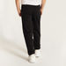 Juniors Solid Joggers with Drawstring Closure and Pockets-Leggings-thumbnailMobile-3