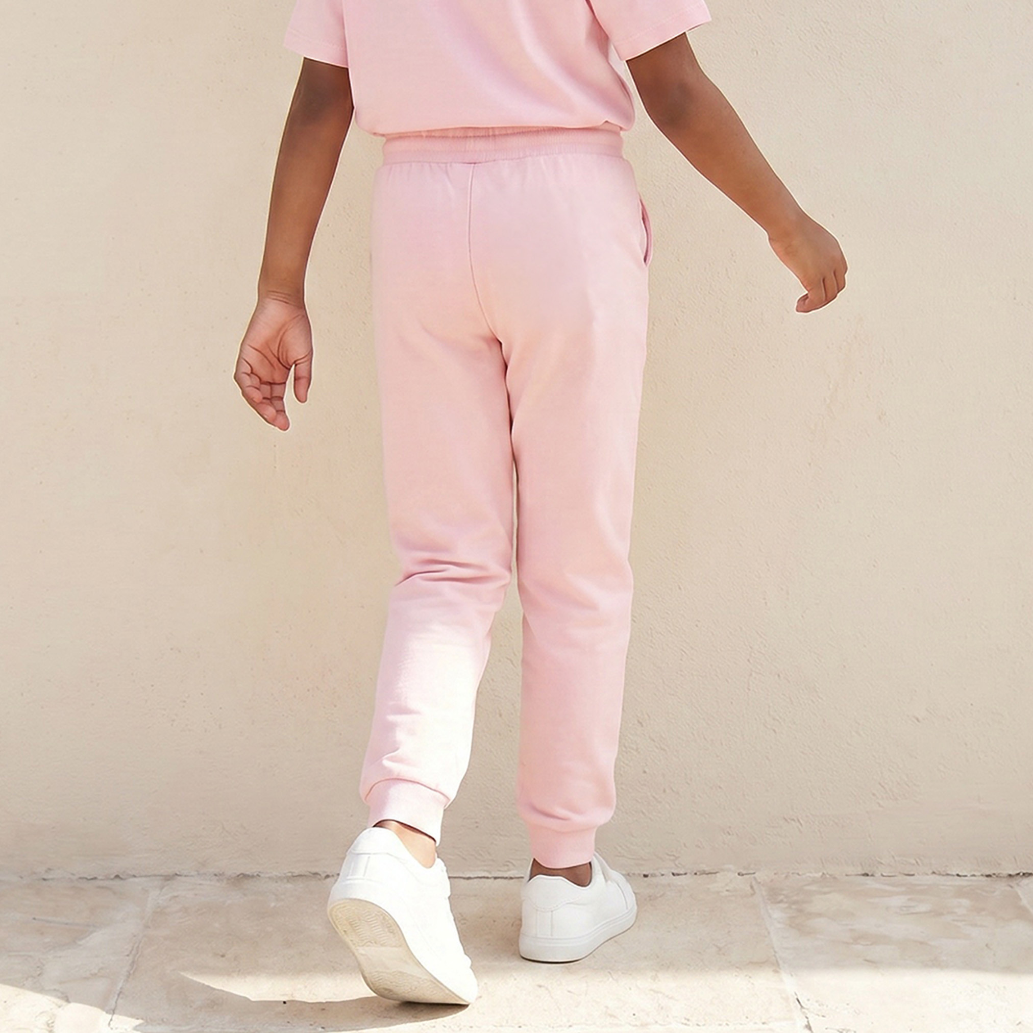 Juniors Solid Joggers with Drawstring Closure and Pockets-girls-clothing-schoolwear-bottoms-joggers-image-3