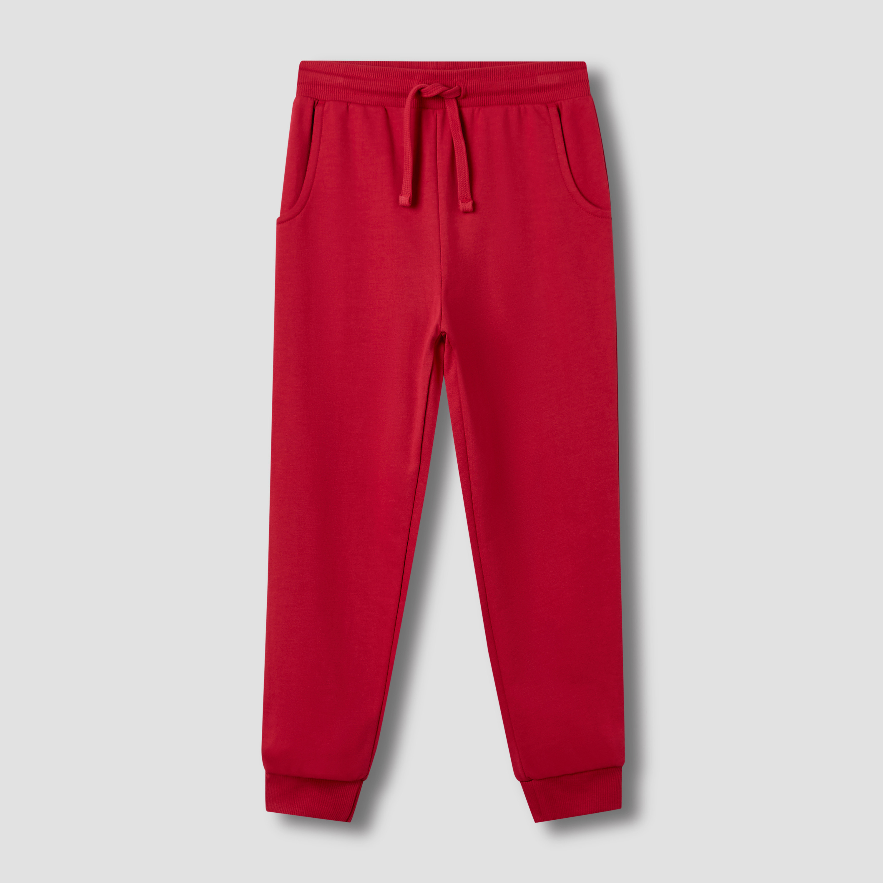 Juniors Solid Joggers with Drawstring Closure and Pockets-girls-clothing-schoolwear-bottoms-joggers-image-5