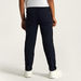 Juniors Solid Pants with Pockets and Button Closure-Bottoms-thumbnail-3