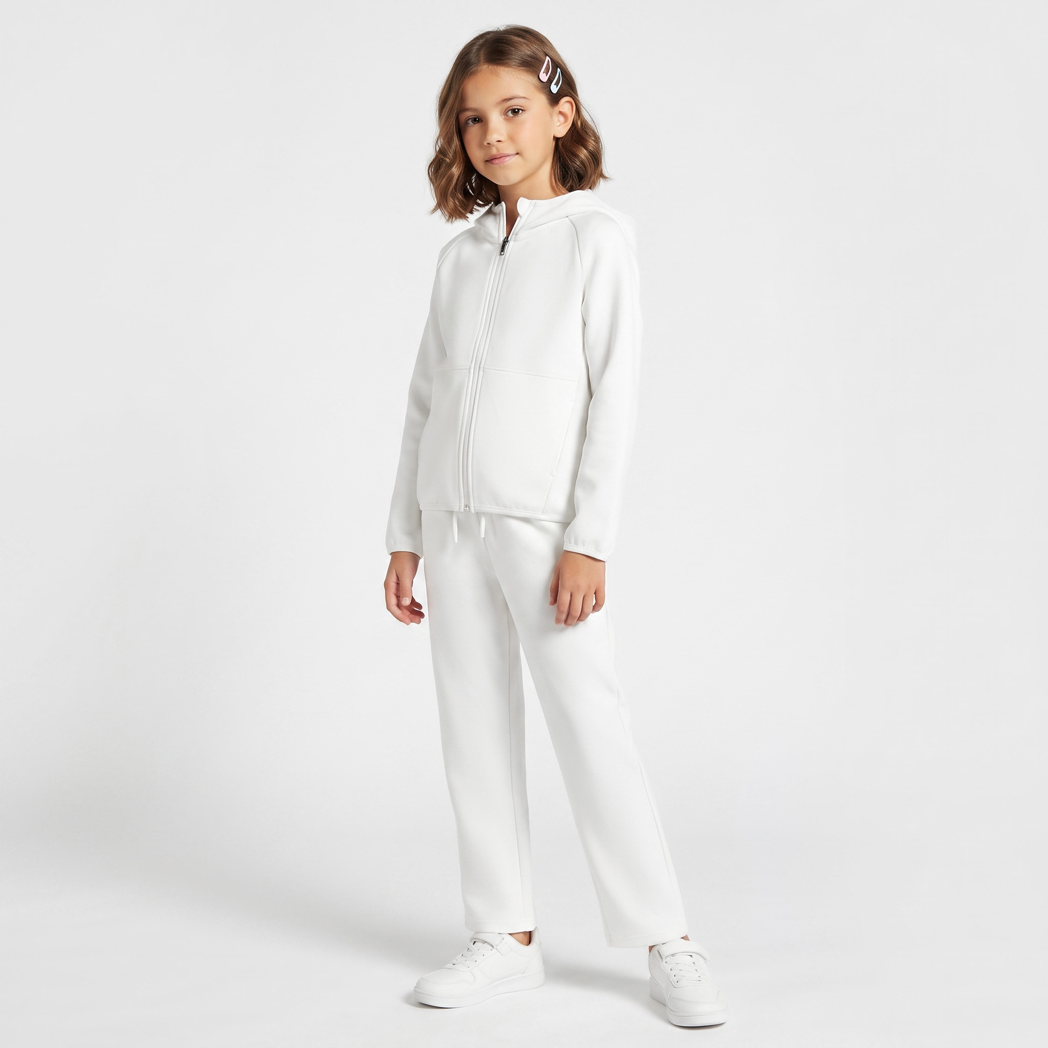بنطلون رياضي بخصر مطاطي ورباط وجيوب من جونيورز-girls-clothing-bottoms-joggersandtrackpants-image-2