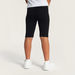 Juniors Solid Shorts with Elasticated Waistband-Bottoms-thumbnailMobile-3
