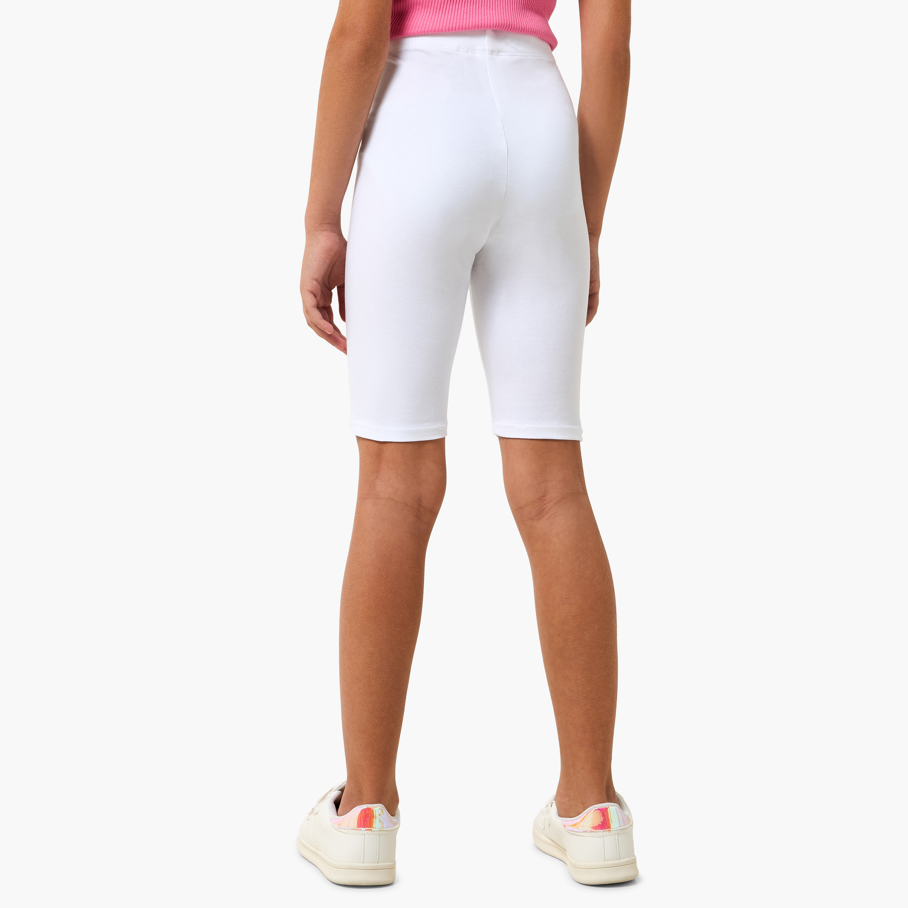 Pack of 2 Juniors Shorts with Elastic Waist-baby-girls-clothing-bottoms-shorts-image-6