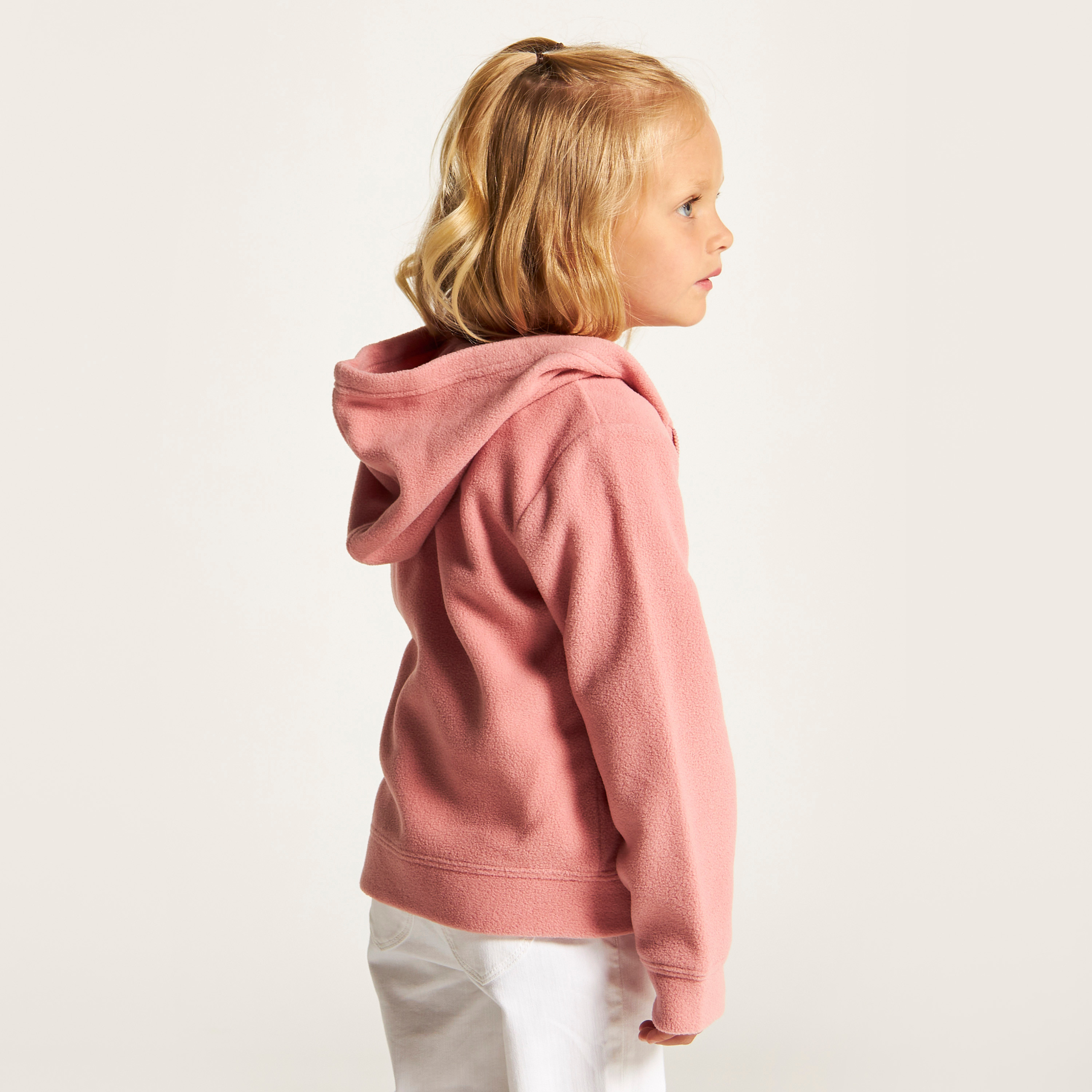Juniors Textured Zip Through Jacket with Hood-girls-clothing-schoolwear-jacketsandcoats-image-5