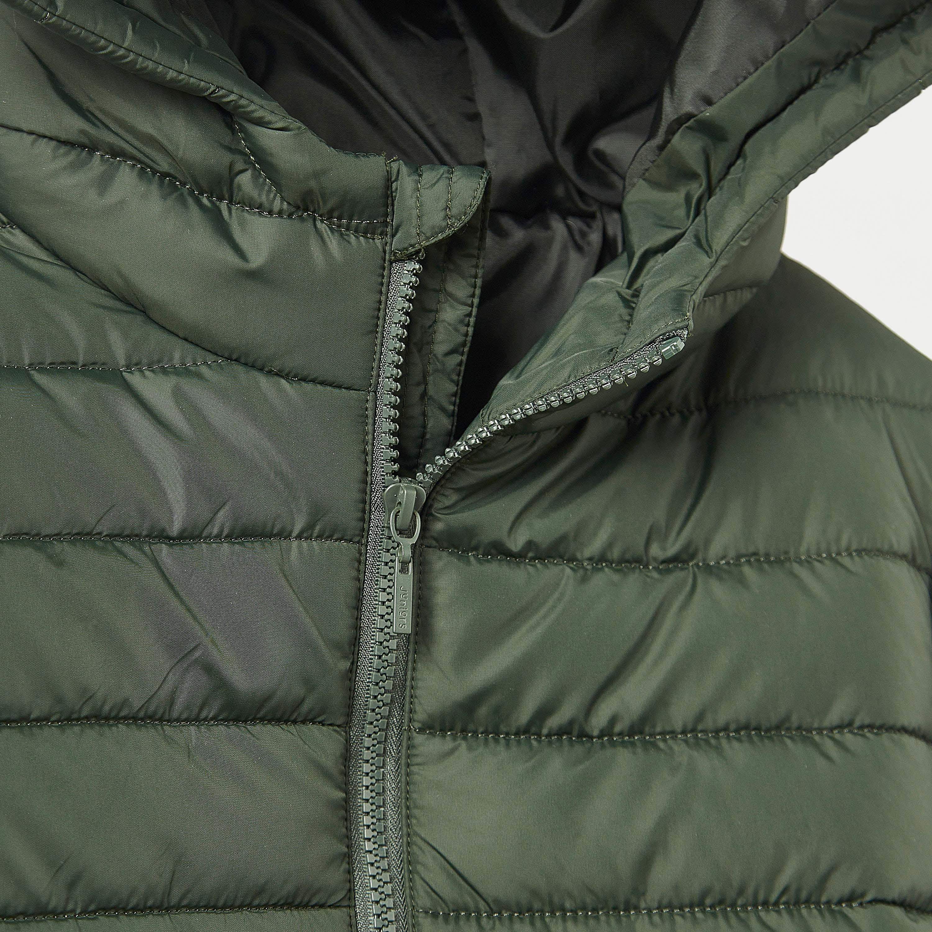 جاكيت مبطّن بقبعة وأكمام طويلة وجيوب من جونيورز-girls-clothing-winterwear-jacketsandcoats-image-2