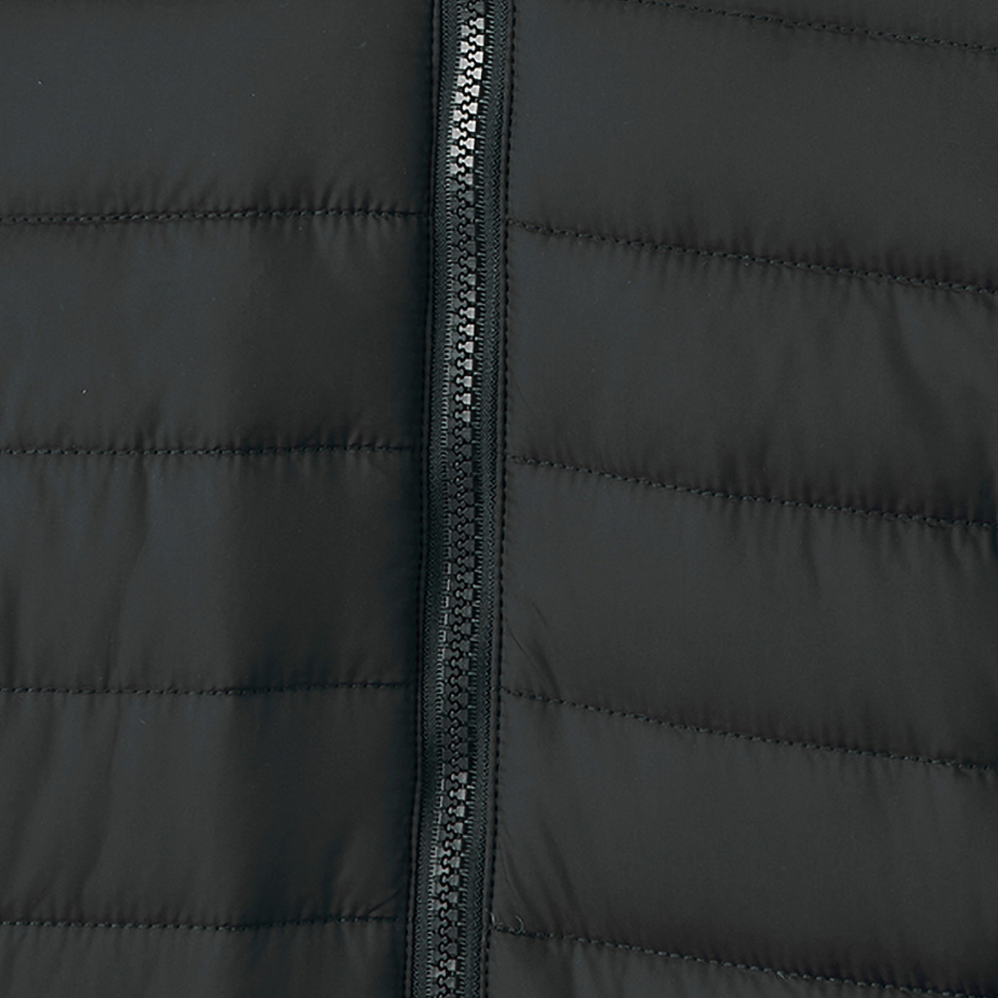 Juniors Quilted Jacket with Long Sleeves and Zip Closure-girls-clothing-winterwear-jacketsandcoats-image-6
