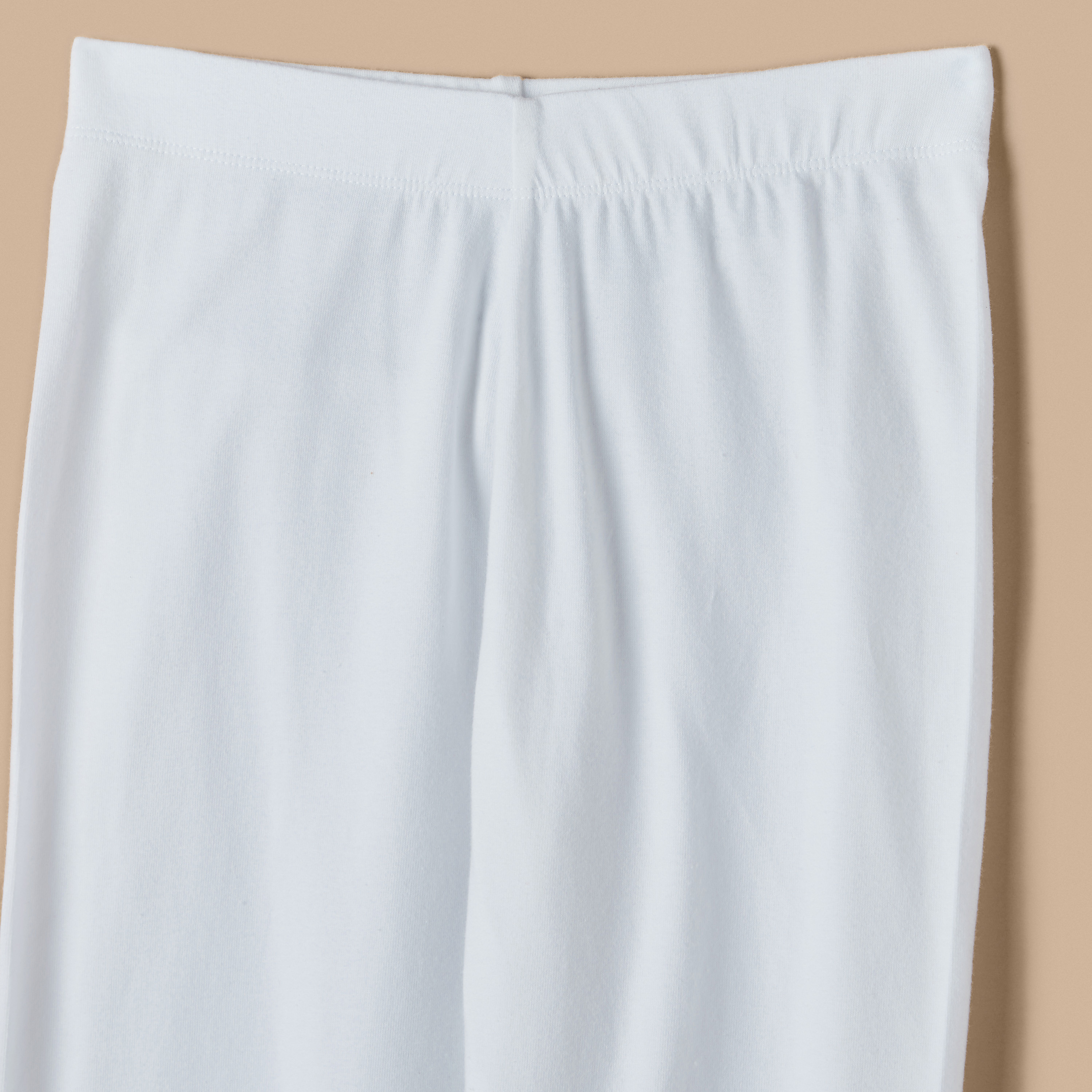 بنطلون ليقنز سادة بخصر مطّاطي من جونيورز-girls-clothing-schoolwear-bottoms-leggings-image-2