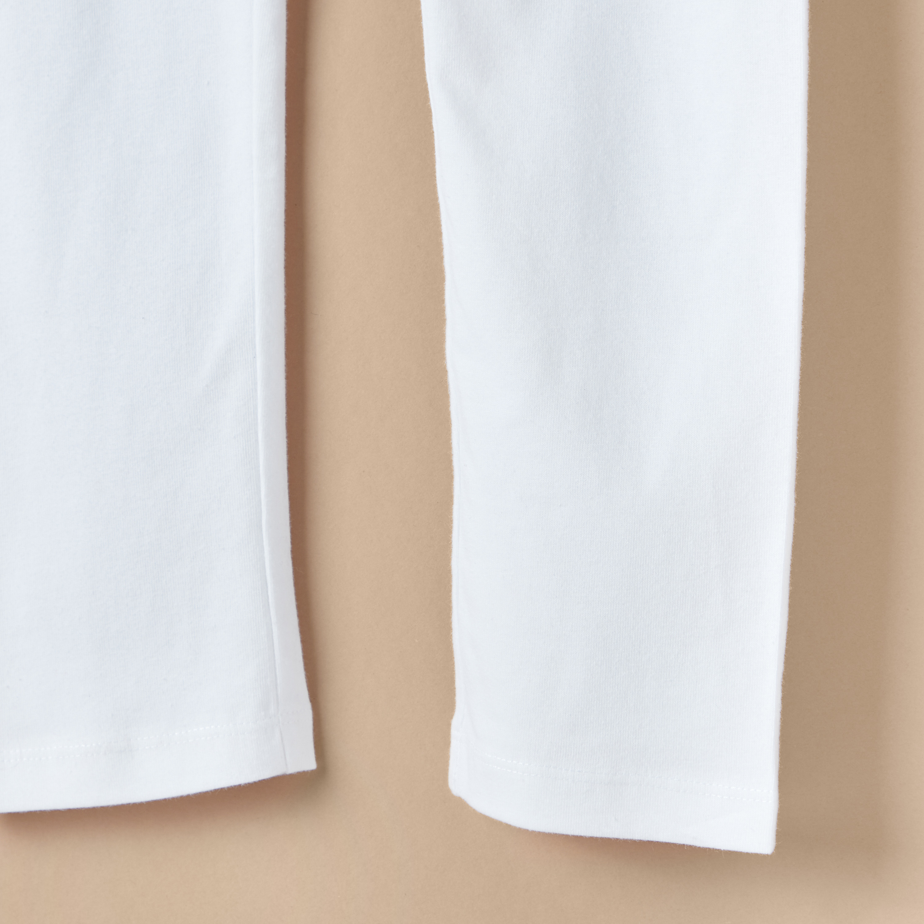 بنطلون ليقنز سادة بخصر مطّاطي من جونيورز-girls-clothing-schoolwear-bottoms-leggings-image-3