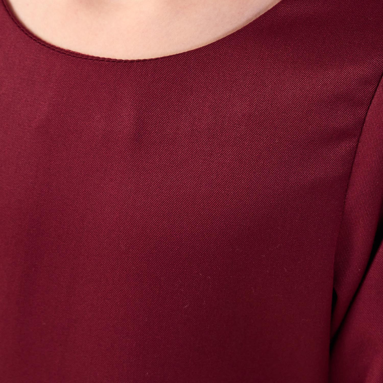 فستان مدرسي أحمر بأكمام طويلة للبنات من جونيورز-girls-clothing-dressesandjumpsuits-image-5