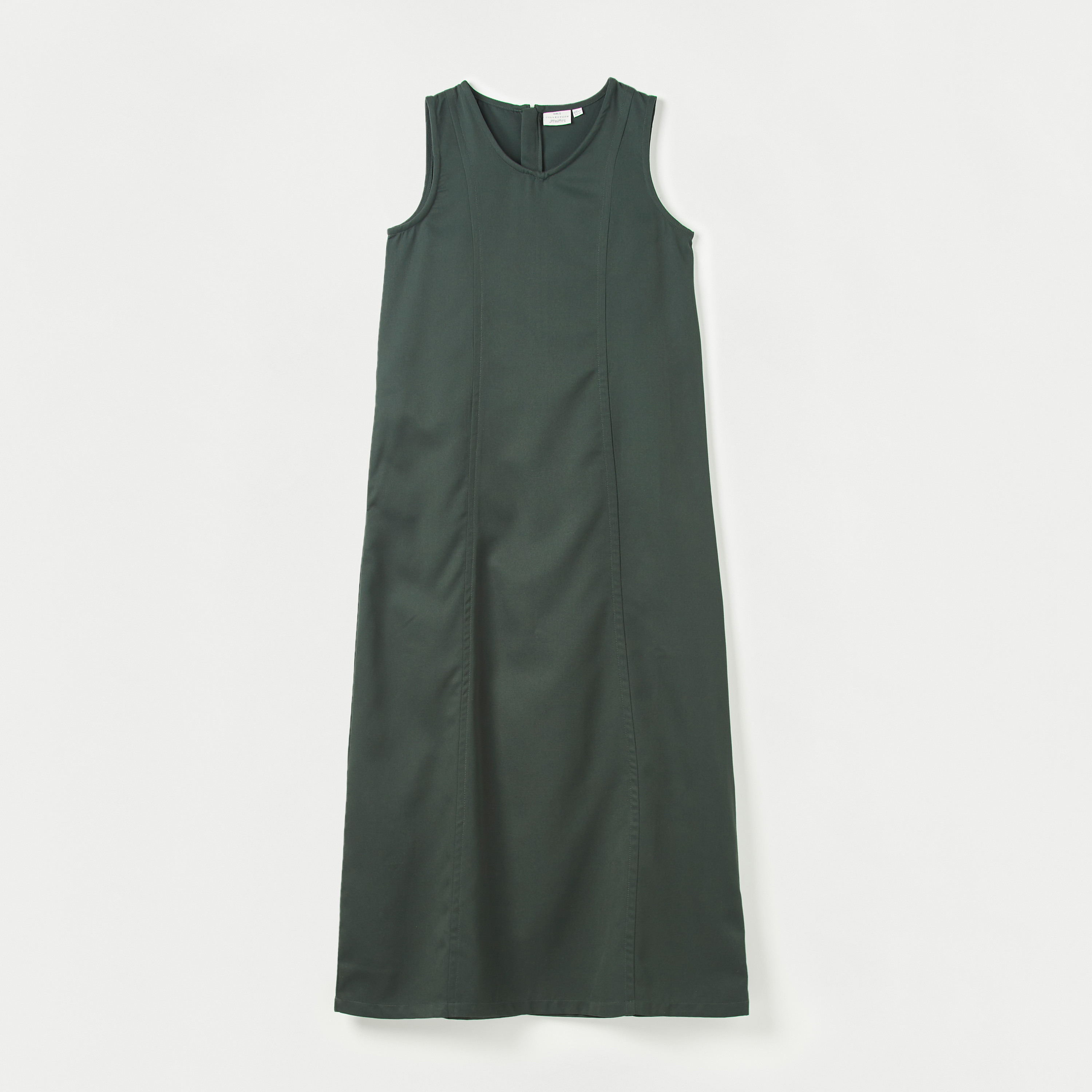 مريلة سادة بحزام ربط وسحاب إغلاق من جونيورز-girls-clothing-dressesandjumpsuits-image-1