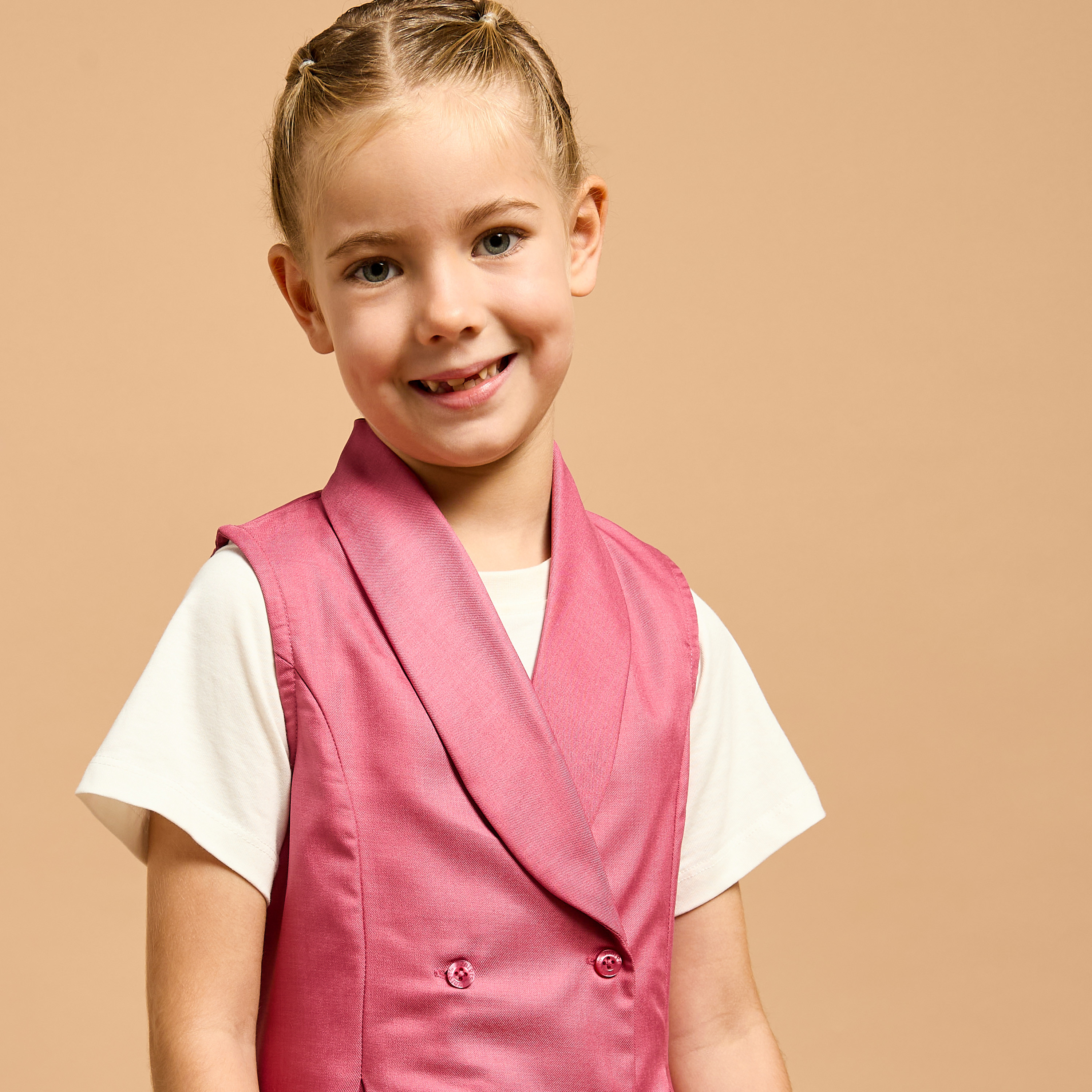 Juniors Solid Pinafore Dress with Button Closure-girls-clothing-dressesandjumpsuits-image-4