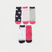 Sanrio Hello Kitty Print Socks - Set of 5-Socks-thumbnailMobile-0
