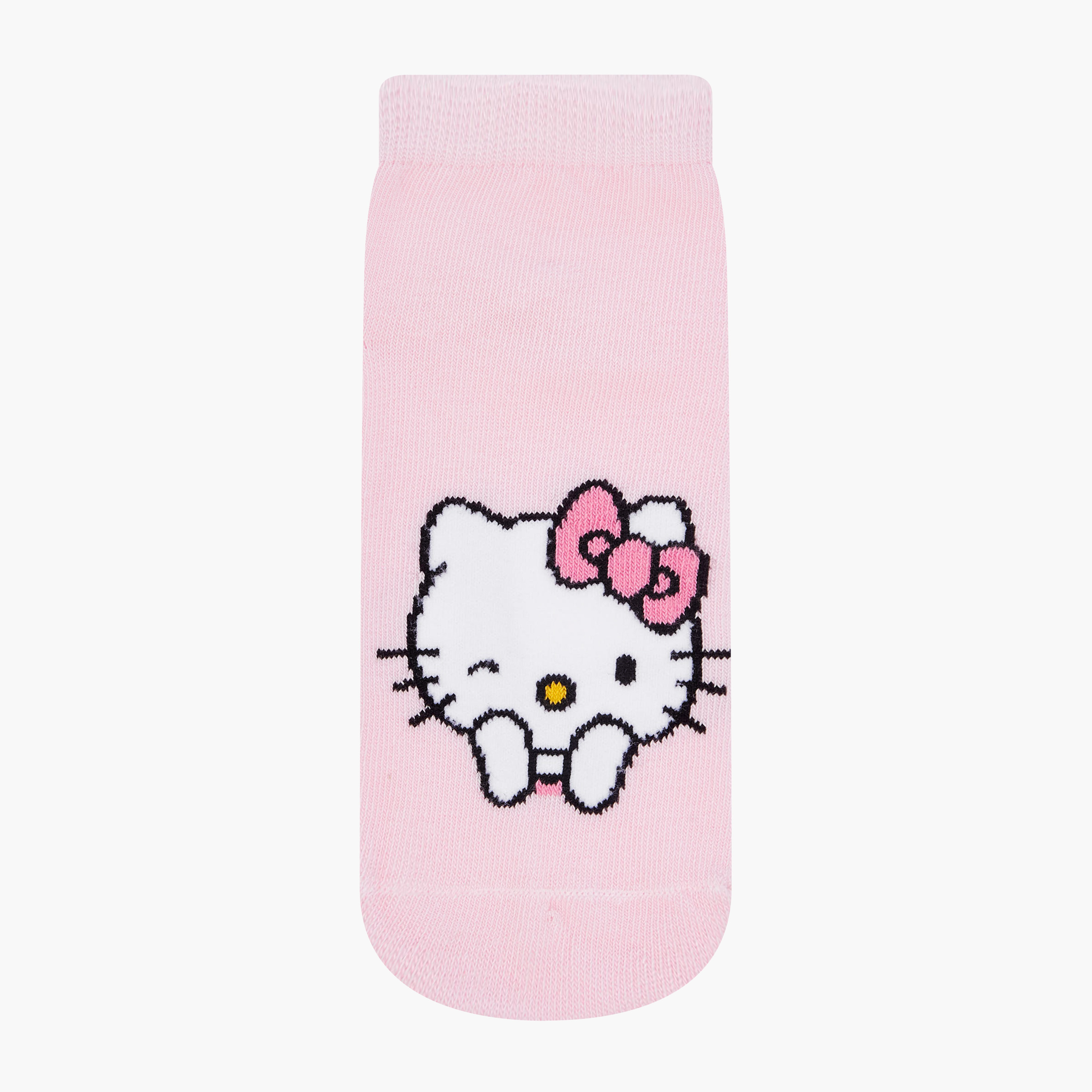 Sanrio Girls Socks with Hello Kitty Print - Set of 5-girls-accessories-socks-image-2