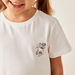 Sanrio Hello Kitty Print T-shirt with Short Sleeves and Round Neck-Tops-thumbnail-2