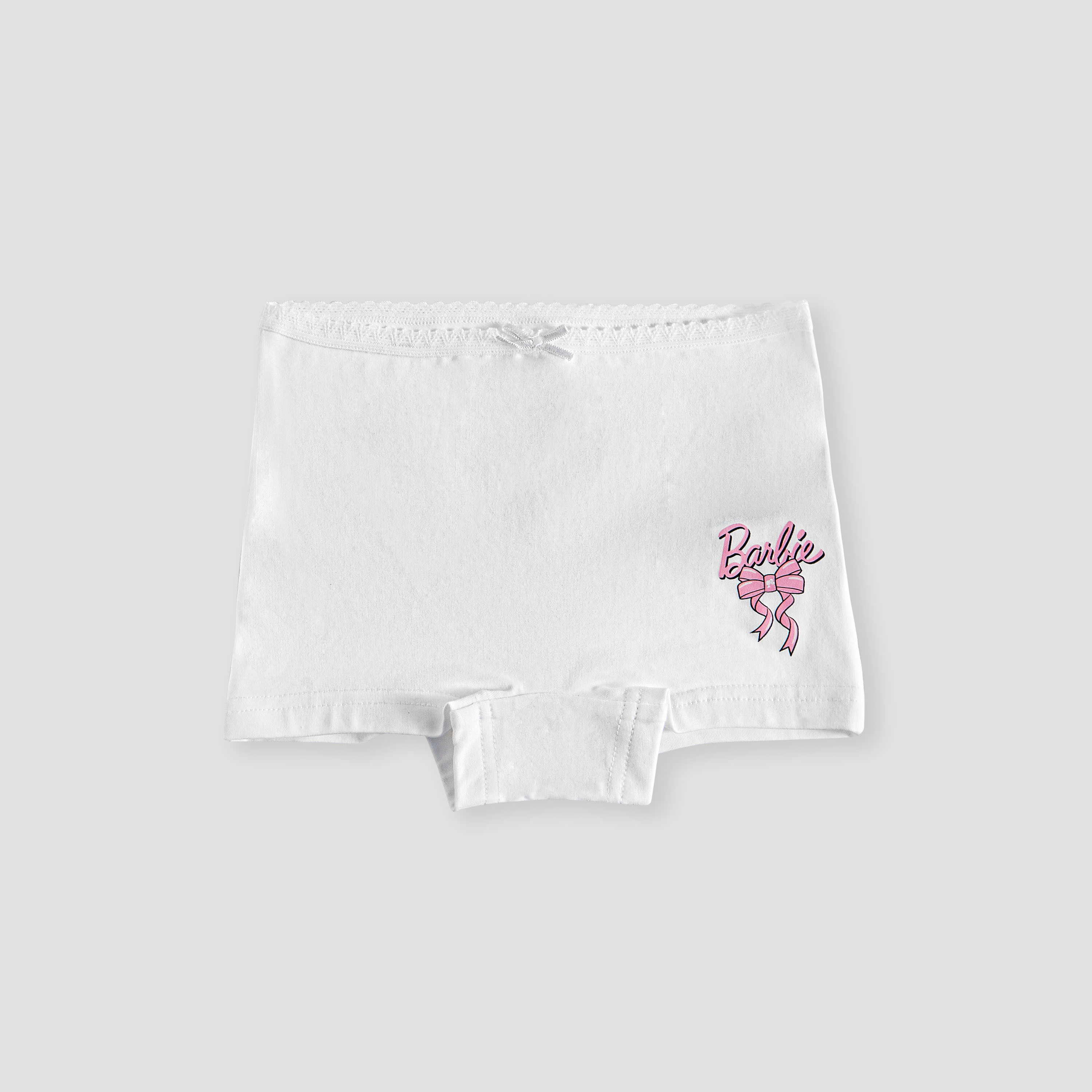 Barbie Print Briefs with Elasticated Waistband - Set of 3-baby-girls-clothing-innerwear-image-2