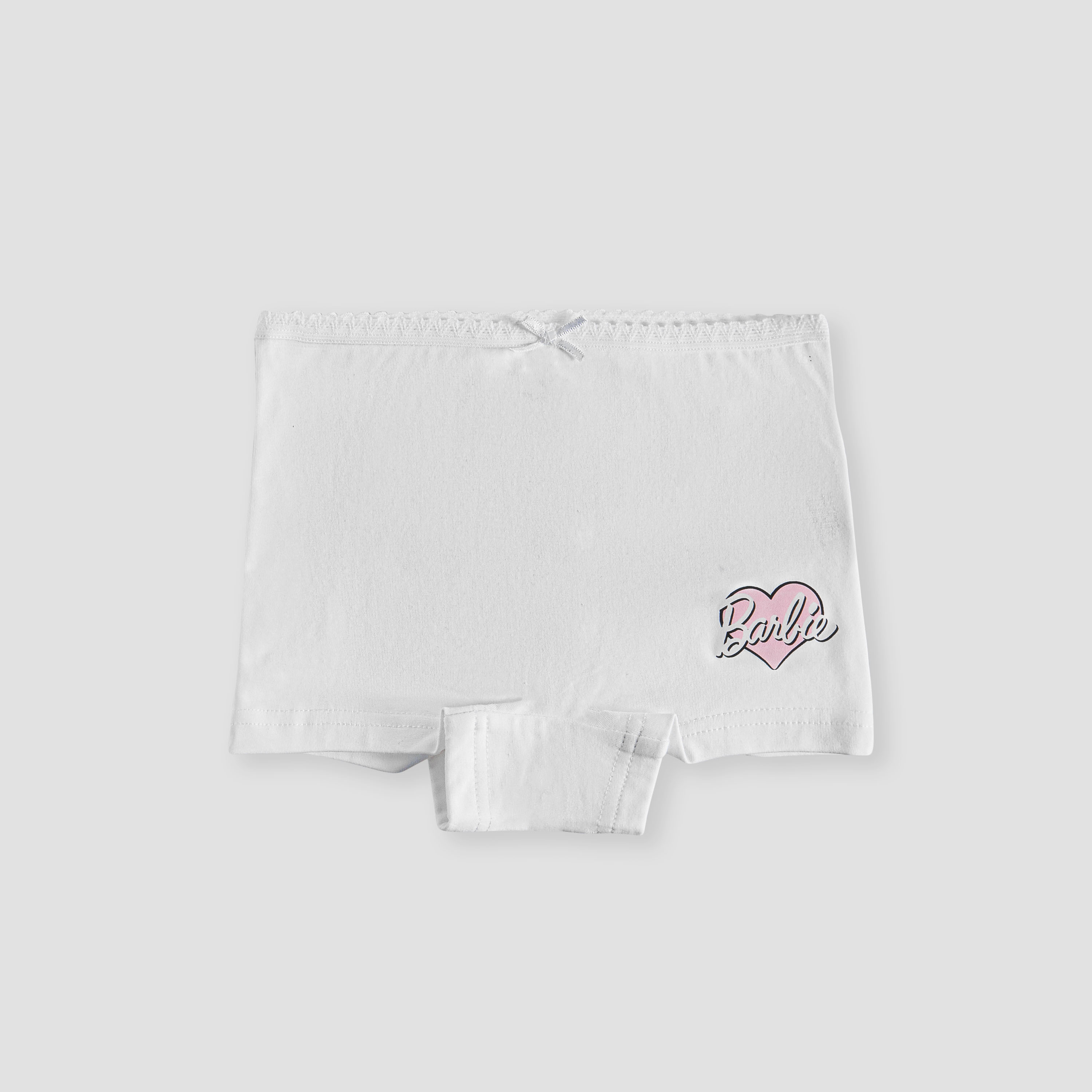 Barbie Print Briefs with Elasticated Waistband - Set of 3-baby-girls-clothing-innerwear-image-3