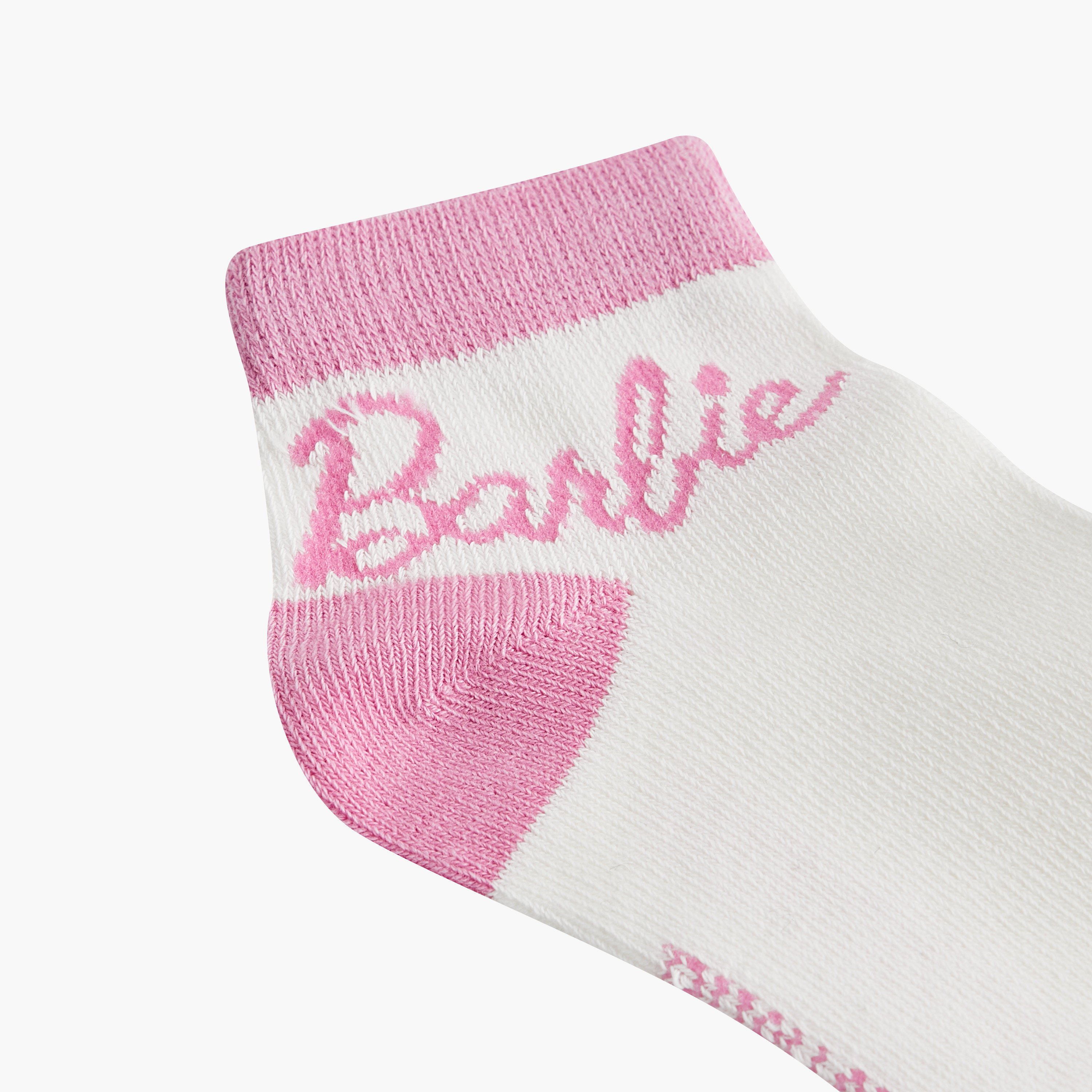 Barbie Print Ankle Length Socks - Set of 5-girls-accessories-socks-image-5