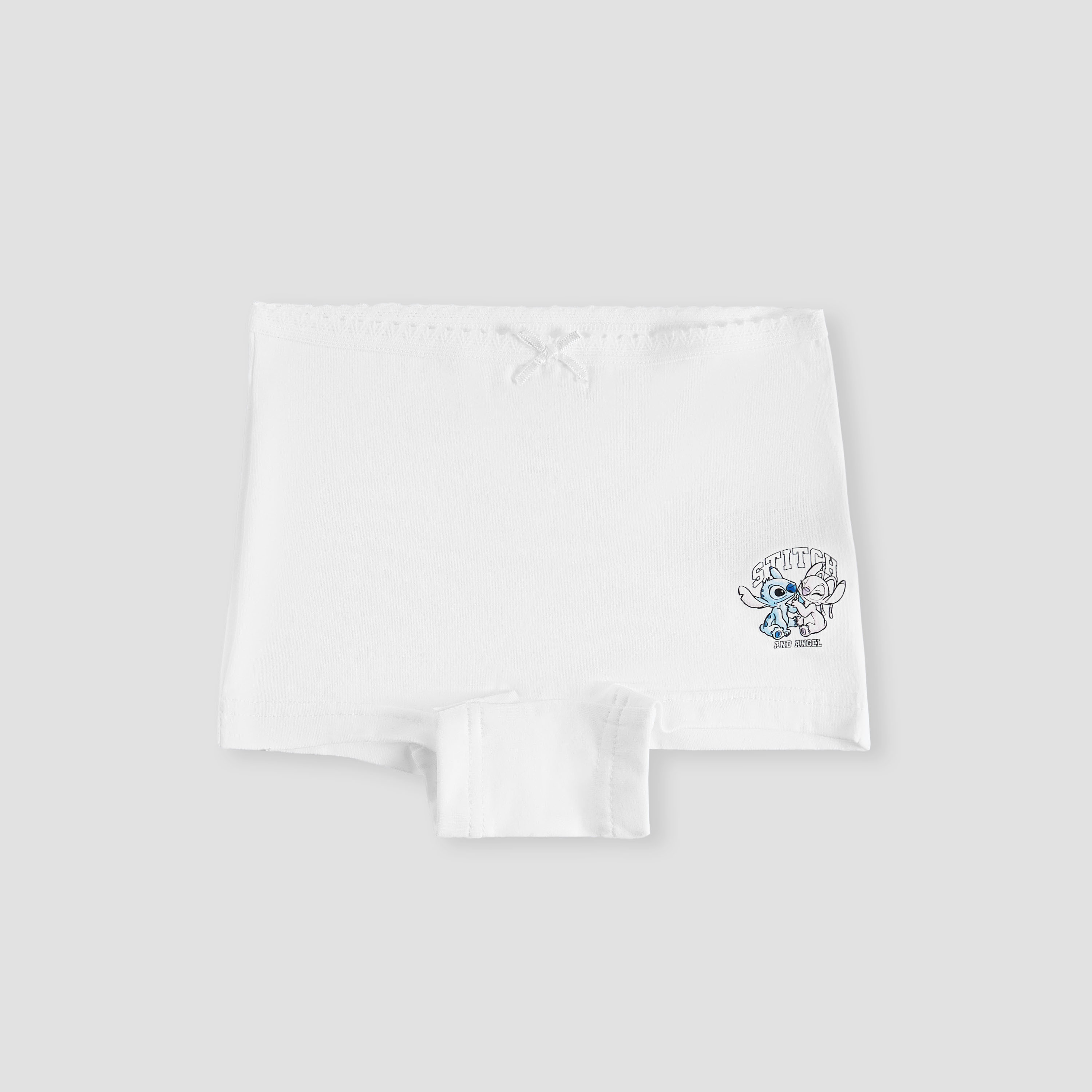 Disney Stitch and Angel Print Briefs - Set of 3-girls-clothing-innerwear-panties-image-2
