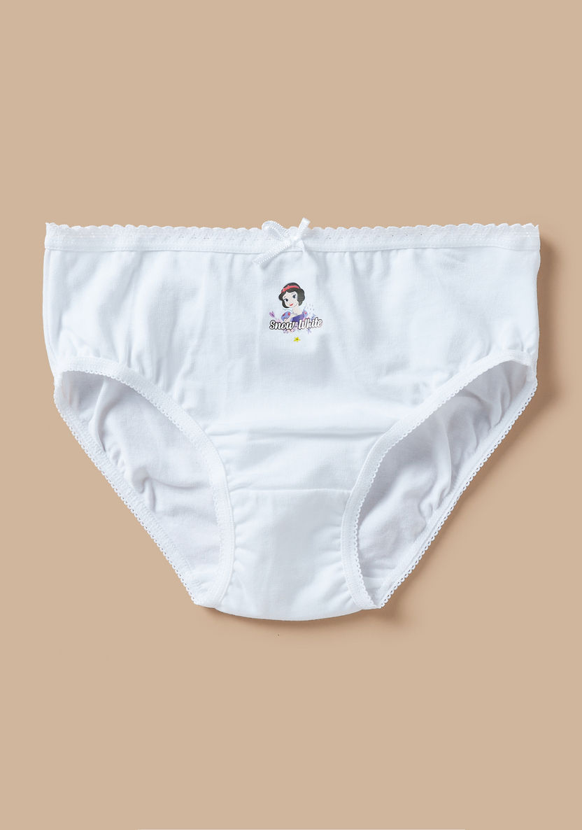 Disney Princess Print Briefs with Bow Detail - Set of 7-Panties-image-1