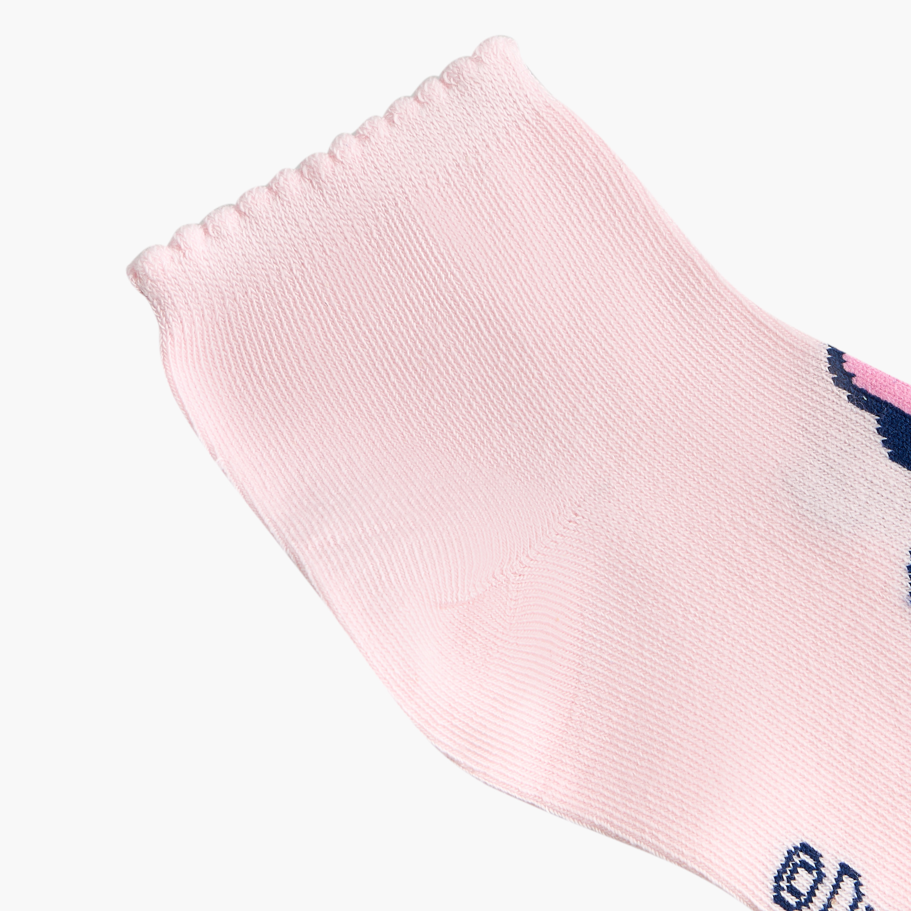 Disney Minnie Mouse and Daisy Duck Print Ankle Length Socks - Set of 6-girls-accessories-socks-image-3