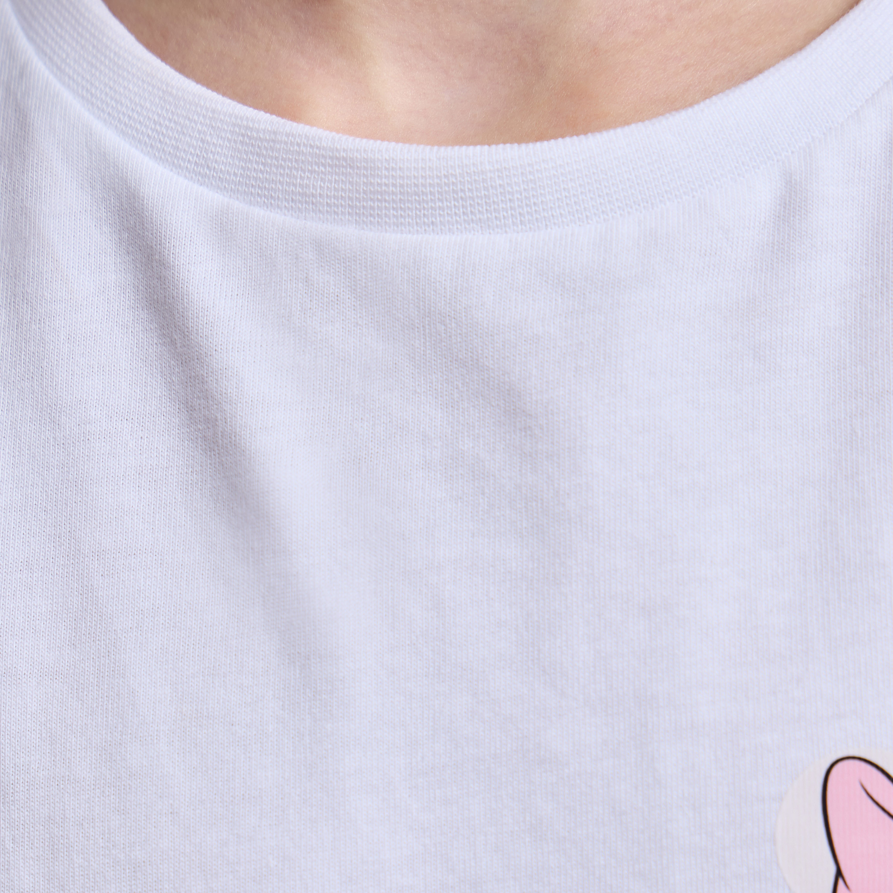 Disney Daisy Duck Print Crew Neck T-shirt-girls-clothing-tshirts-image-5