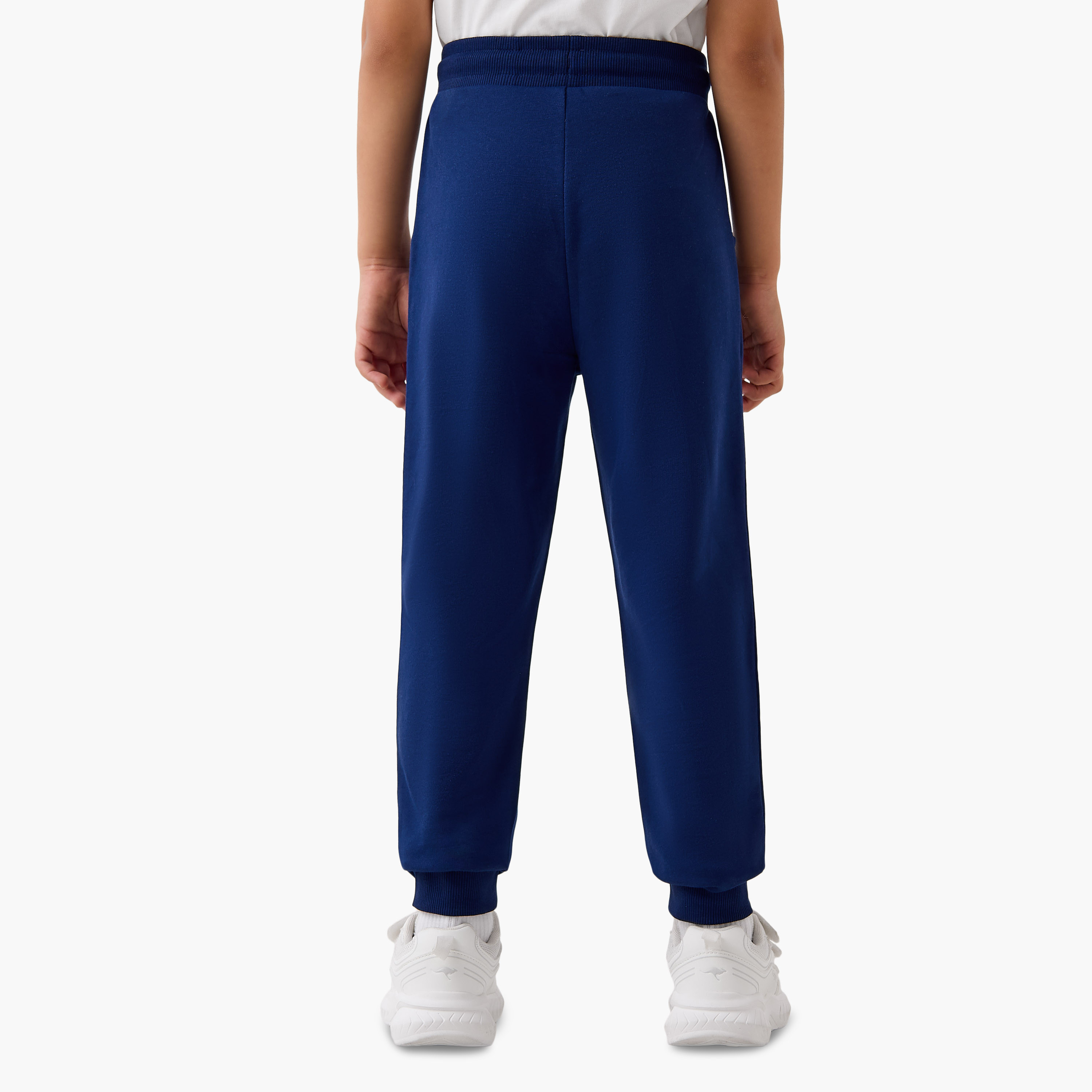 Disney Stitch Print Joggers with Drawstring Closure and Pockets-girls-clothing-schoolwear-bottoms-pants-image-3