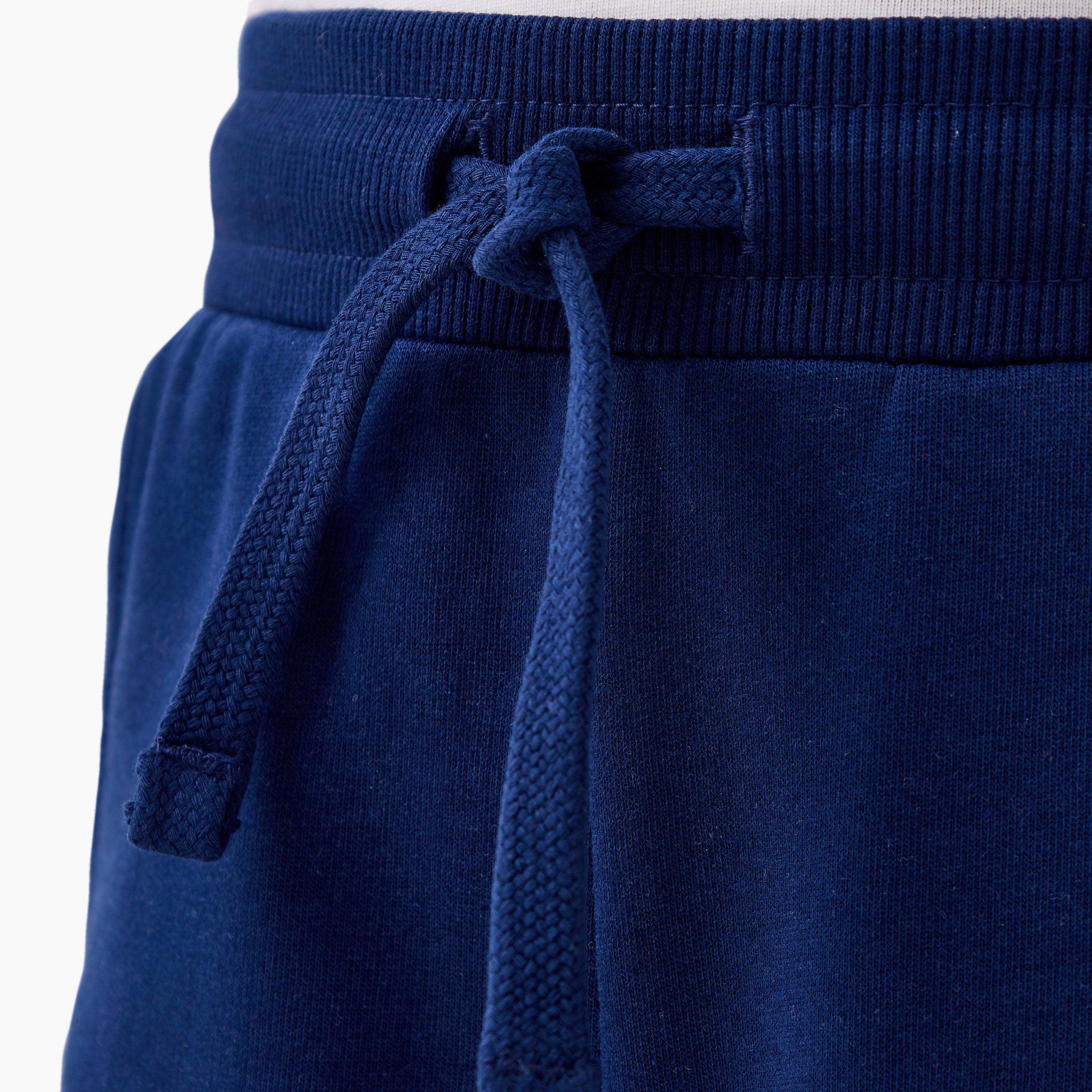 Disney Stitch Print Joggers with Drawstring Closure and Pockets-girls-clothing-schoolwear-bottoms-pants-image-5