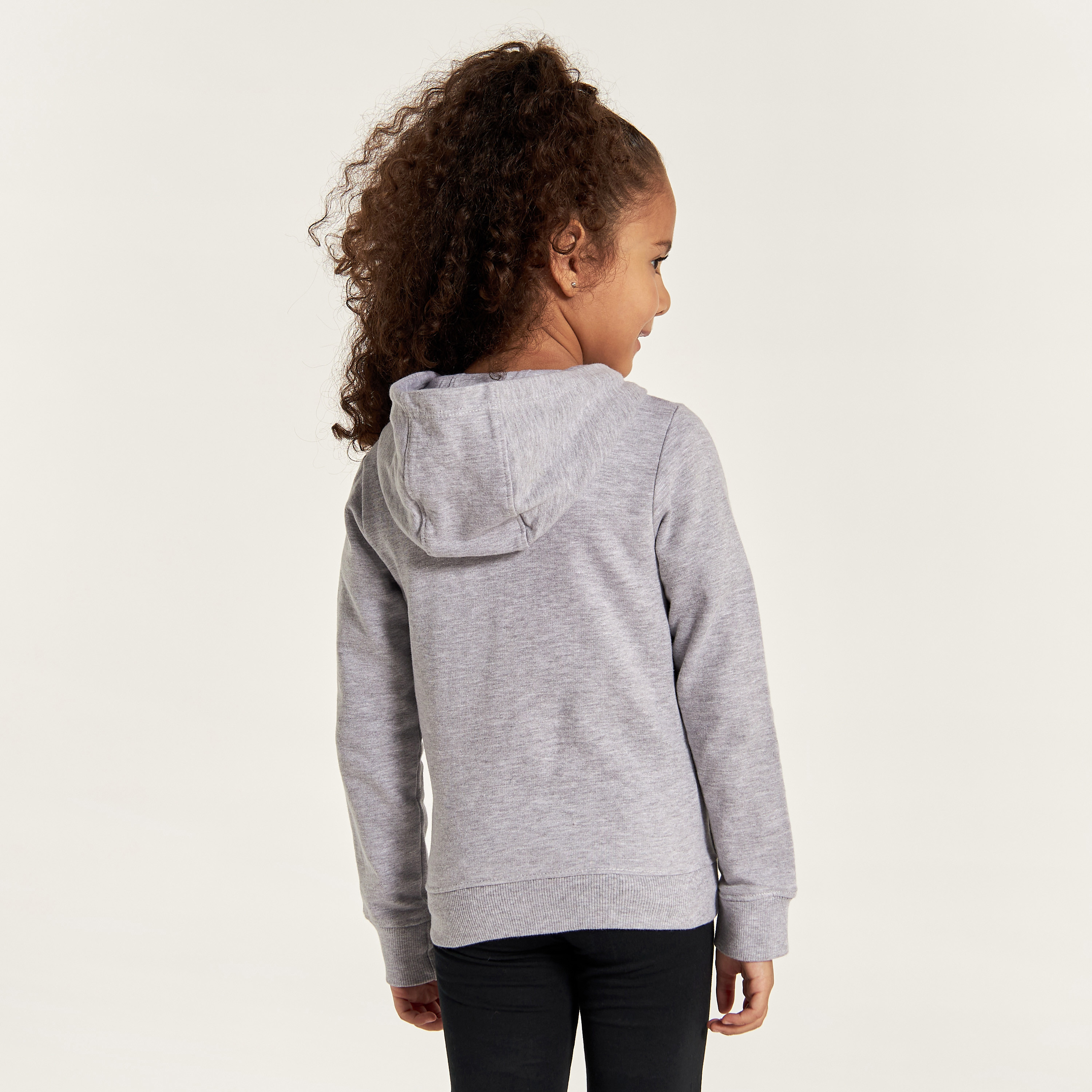 سويت شيرت بقبعة وأكمام طويلة وطبعات ميني ماوس من ديزني-girls-clothing-winterwear-jacketsandcoats-image-4