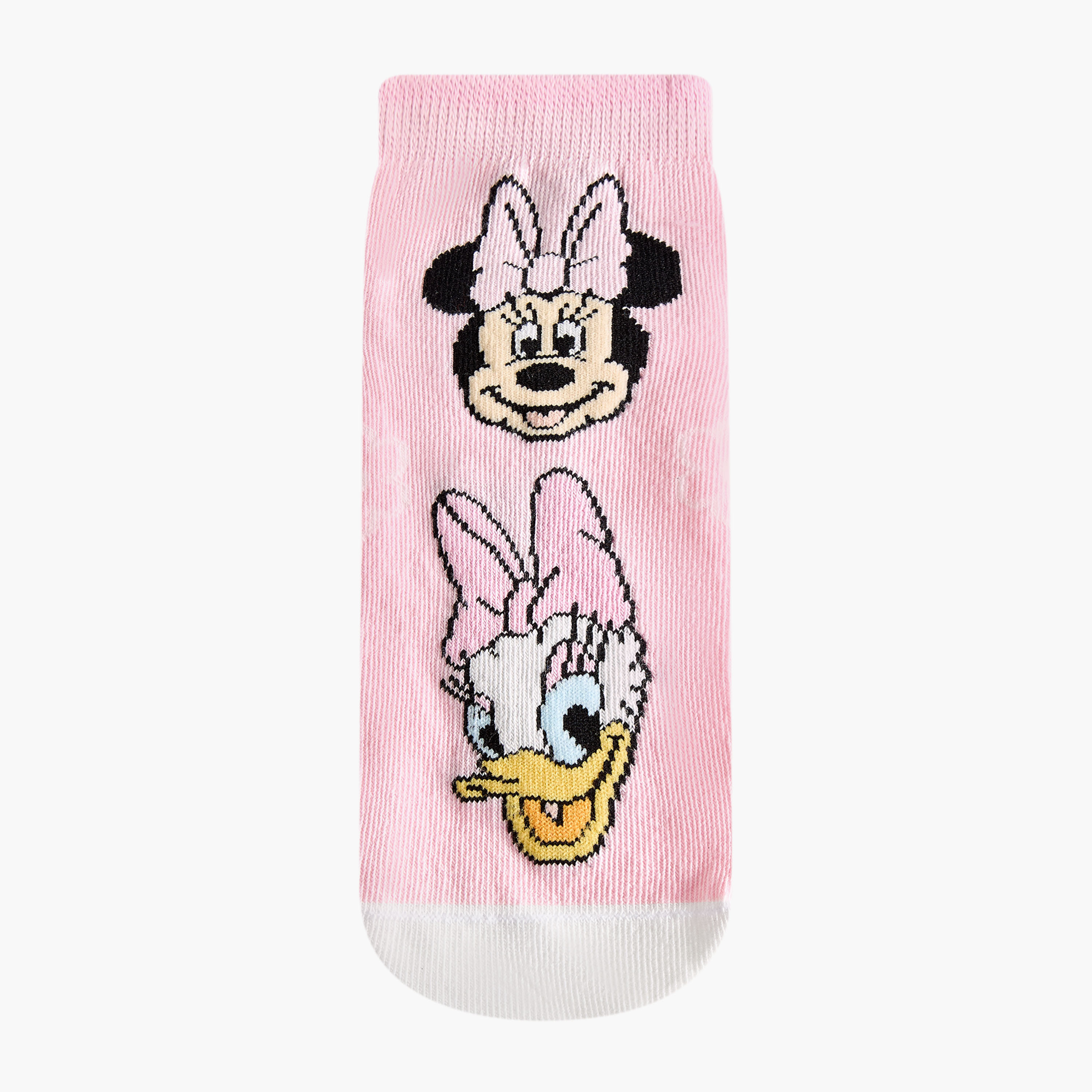 Pack of 5 Disney Baby Girls Socks with Minnie Mouse and Daisy Duck Print-girls-accessories-socks-image-2