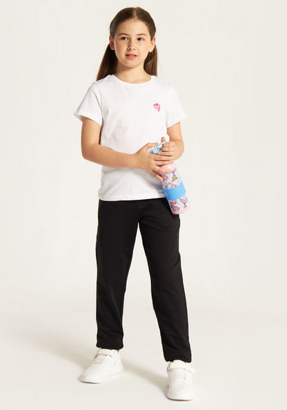 Hasbro Pinkie Pie Print T-shirt with Short Sleeves-Tops-image-1