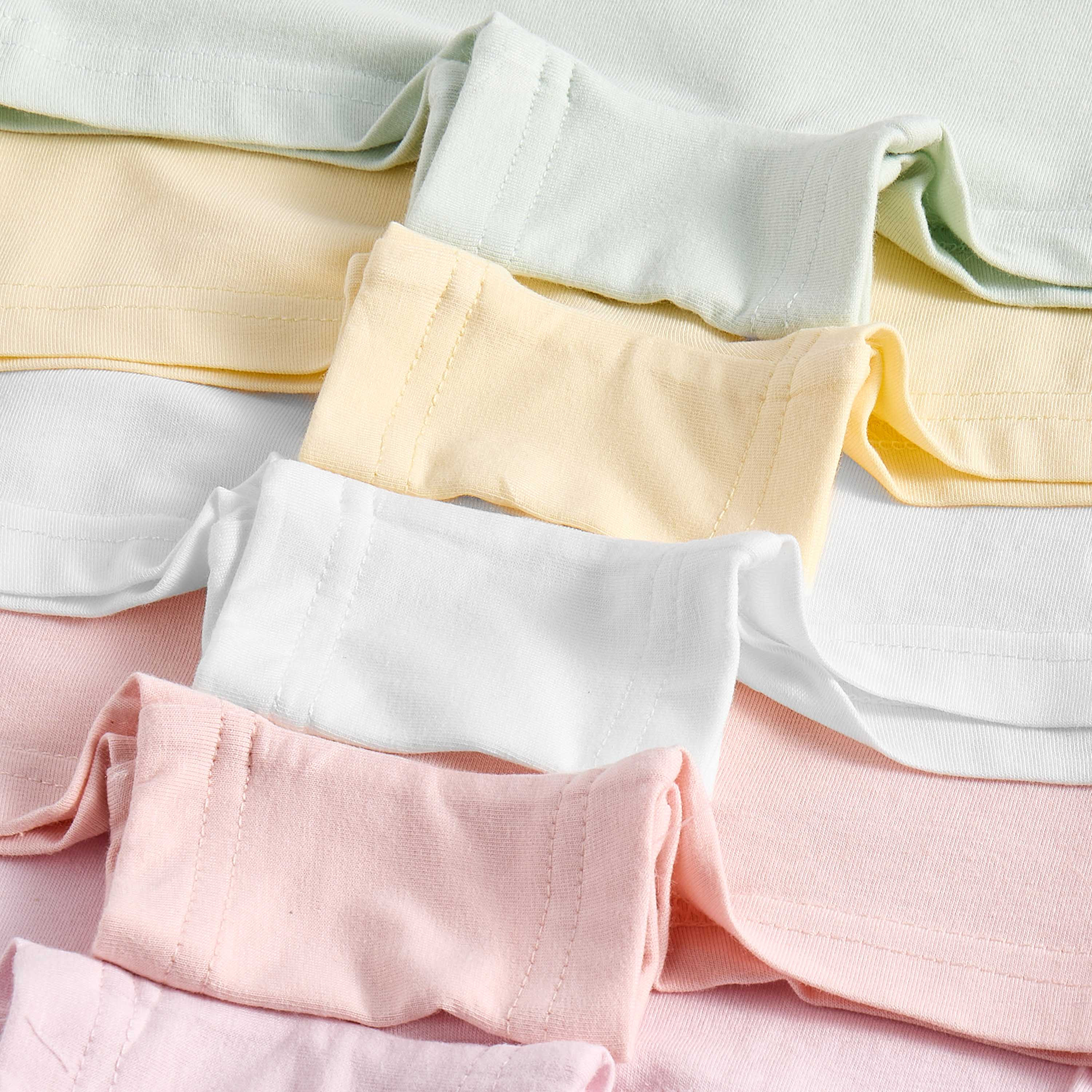 Juniors Solid Briefs with Elasticated Waistband - Set of 5-girls-clothing-multipacks-image-8