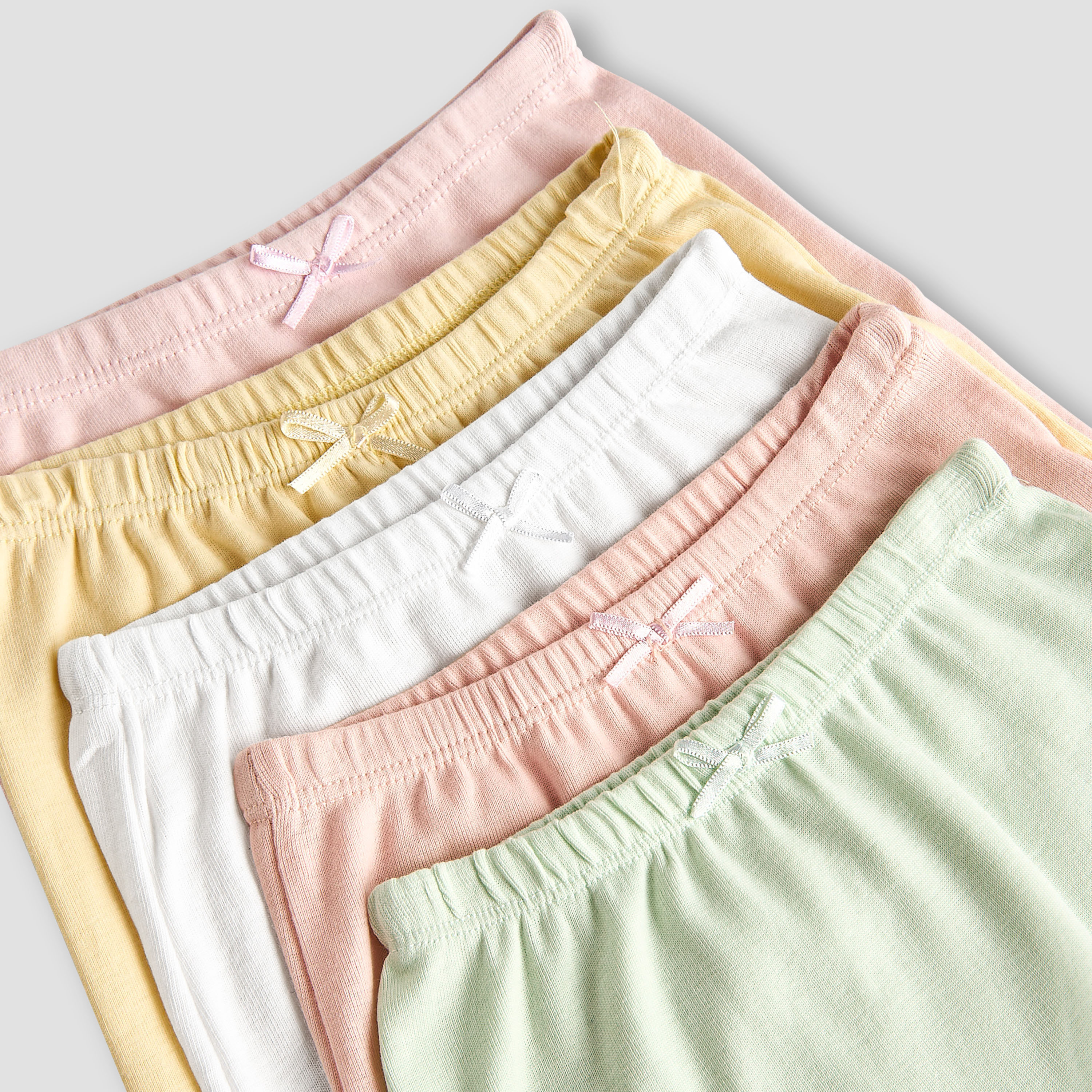 Pack of 5 Juniors Cotton Boxers with Elasticated Waistband-girls-clothing-innerwear-panties-image-7