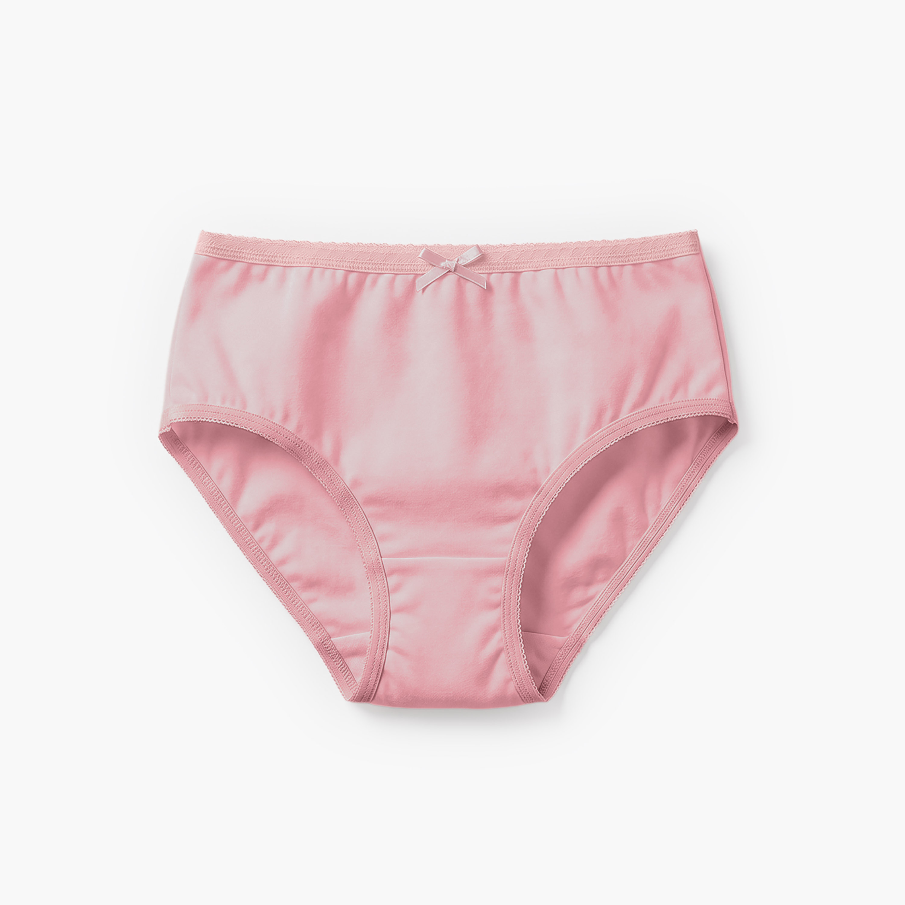Juniors Solid Briefs with Elasticated Waistband - Set of 5-girls-clothing-multipacks-image-3