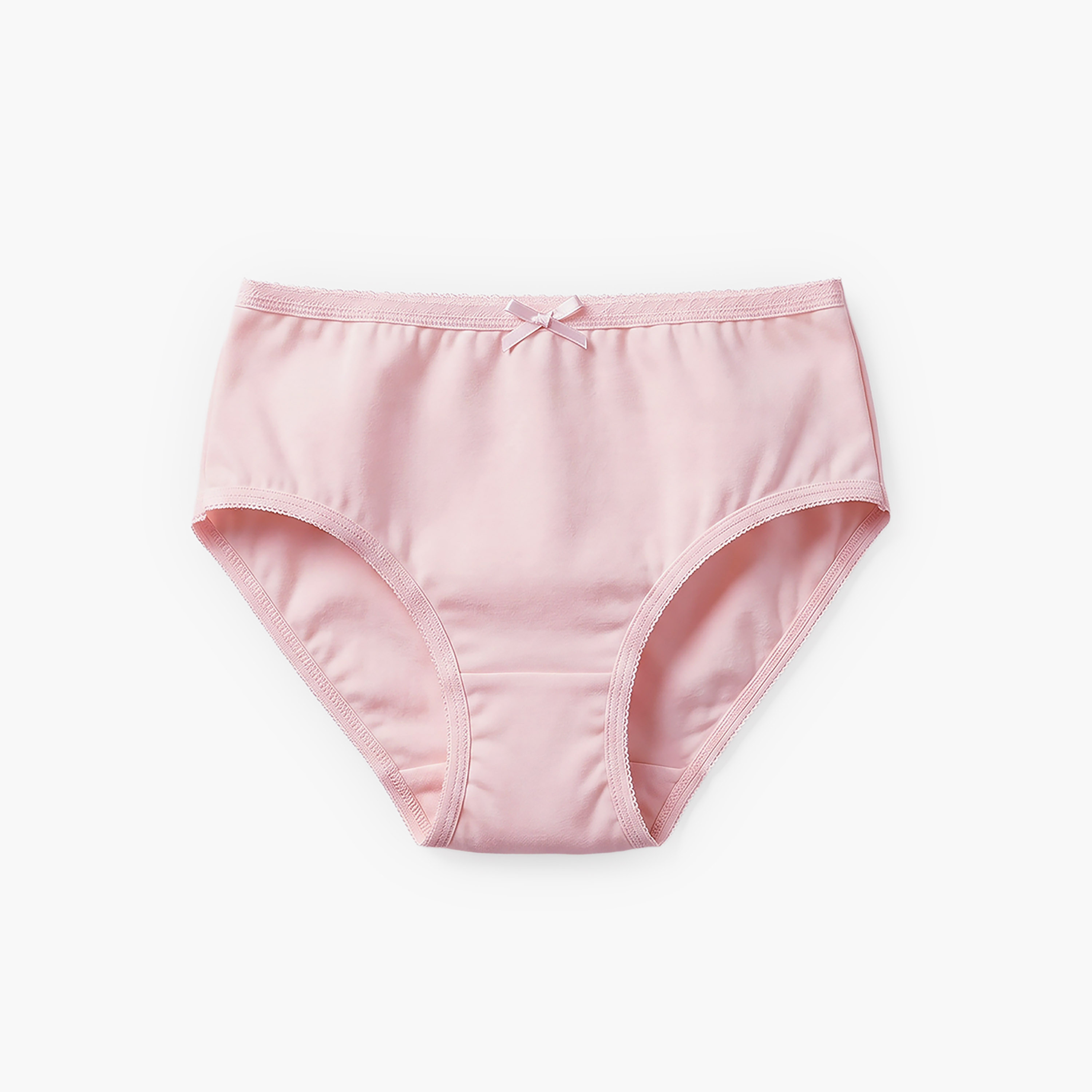 Juniors Solid Briefs with Elasticated Waistband - Set of 5-girls-clothing-multipacks-image-2