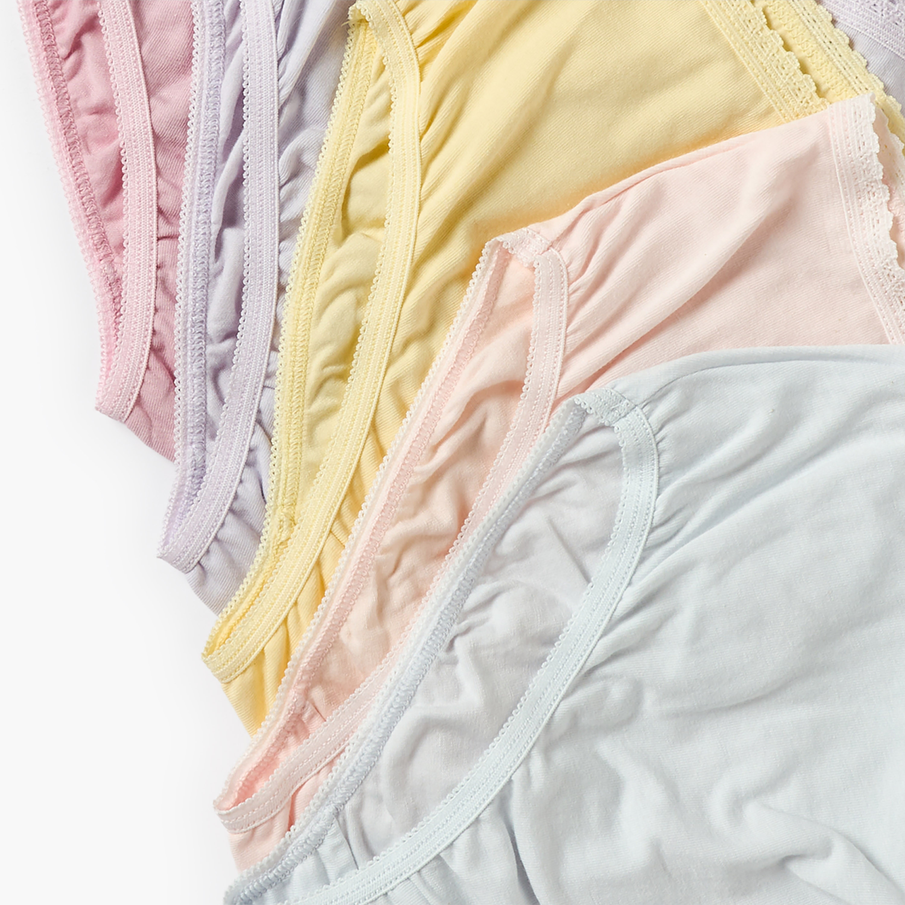 Juniors Solid Briefs with Elasticated Waistband - Set of 5-girls-clothing-multipacks-image-8