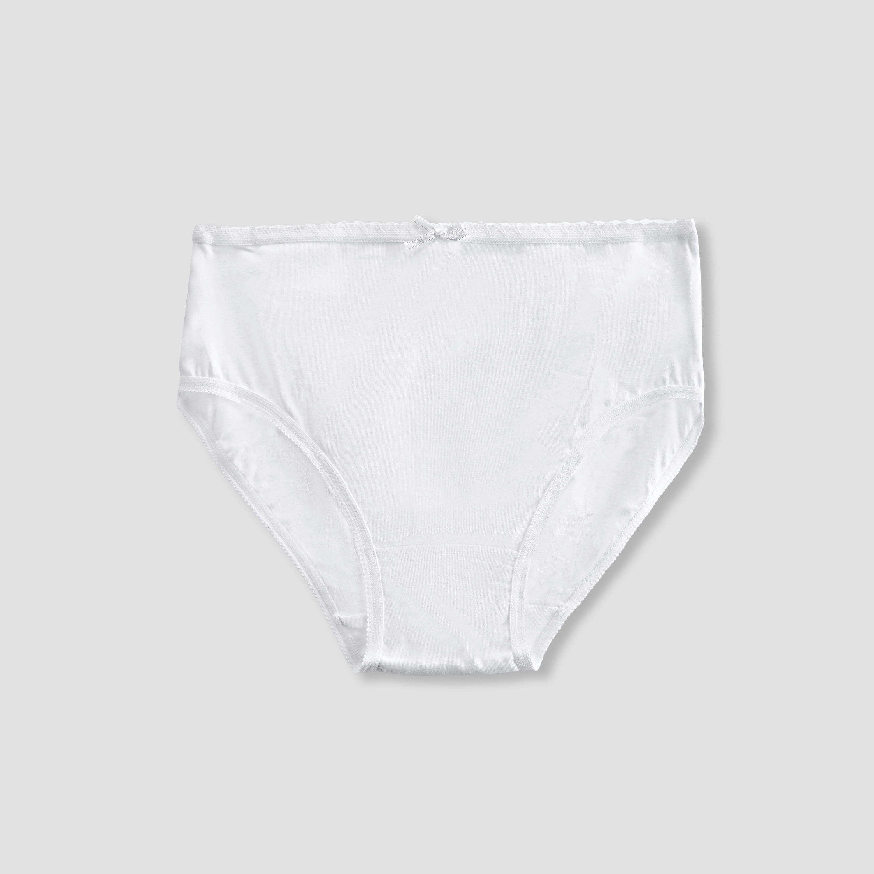 Pack of 10 Juniors Cotton Briefs with Bow Detail-girls-clothing-innerwear-panties-image-2