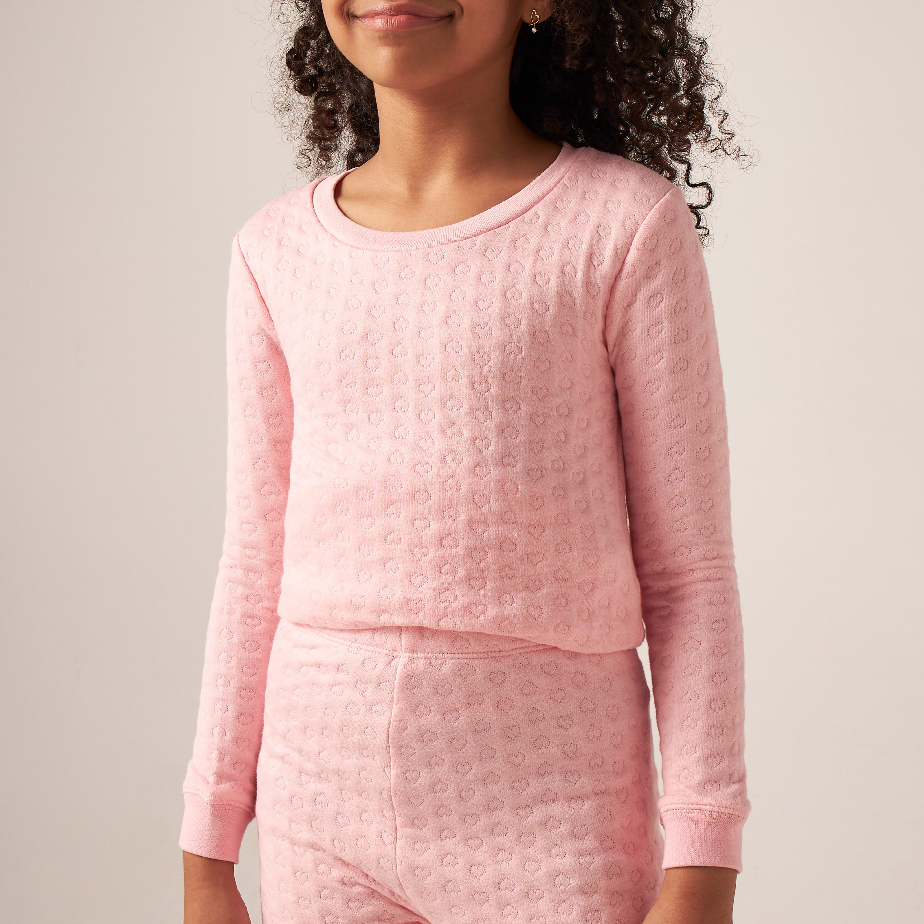 طقم حراري بارز الملمس من جونيورز-girls-clothing-winterwear-thermalsets-image-10