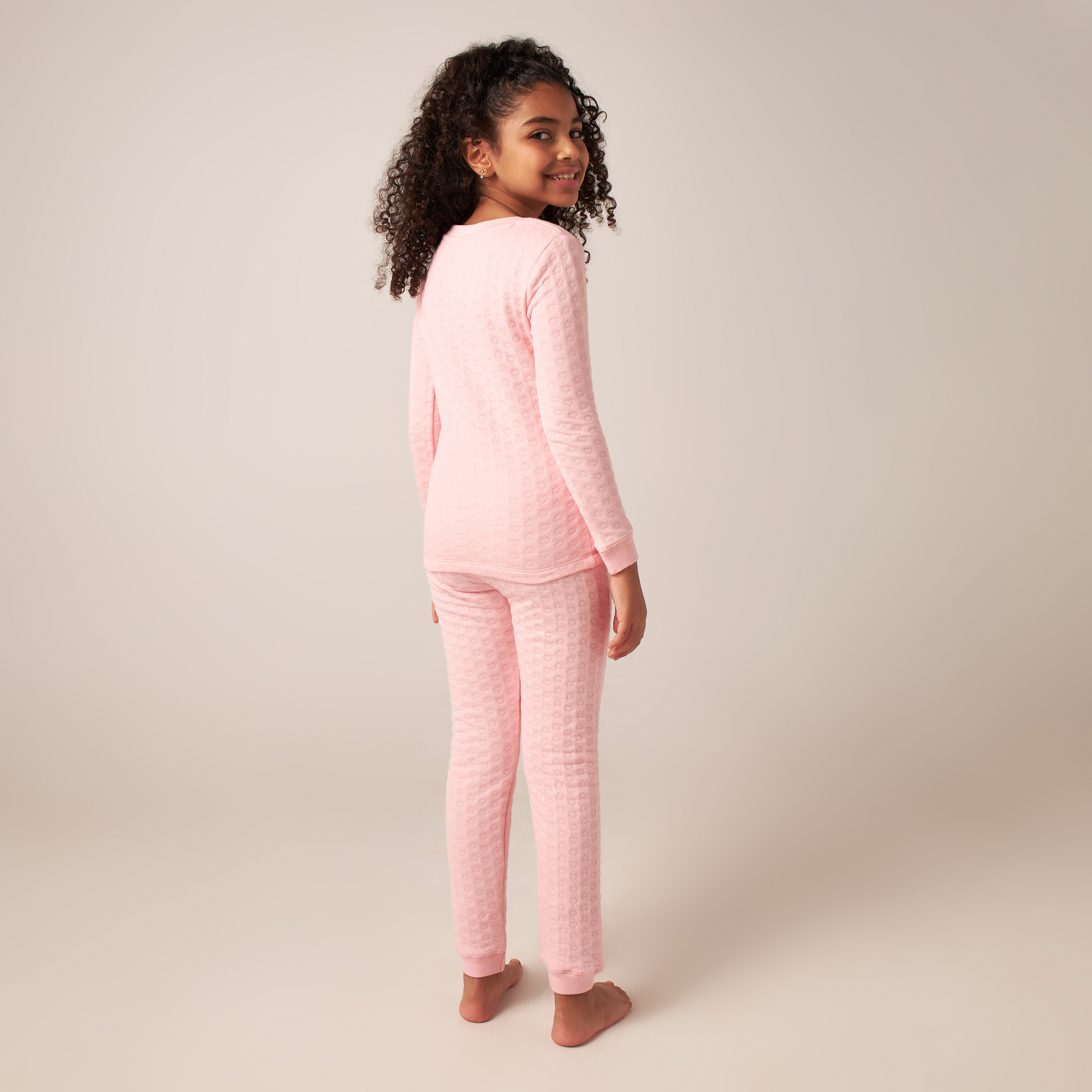طقم حراري بارز الملمس من جونيورز-girls-clothing-winterwear-thermalsets-image-11