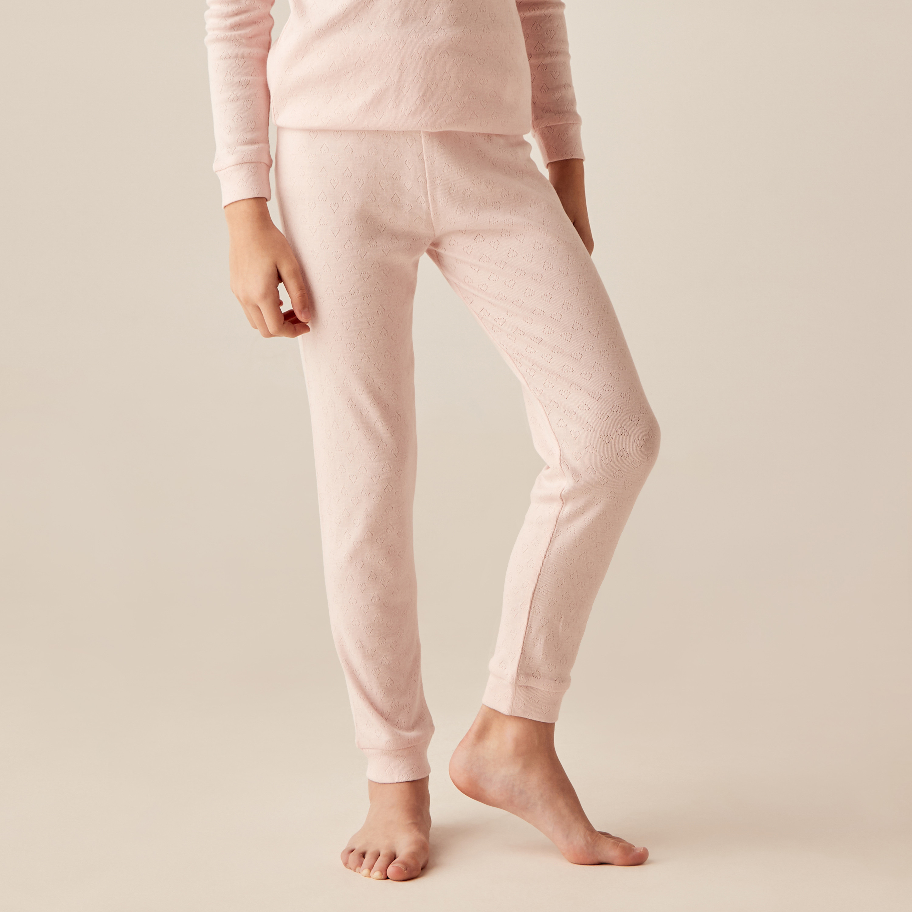 طقم حراري بارز الملمس من جونيورز-girls-clothing-winterwear-thermalsets-image-3