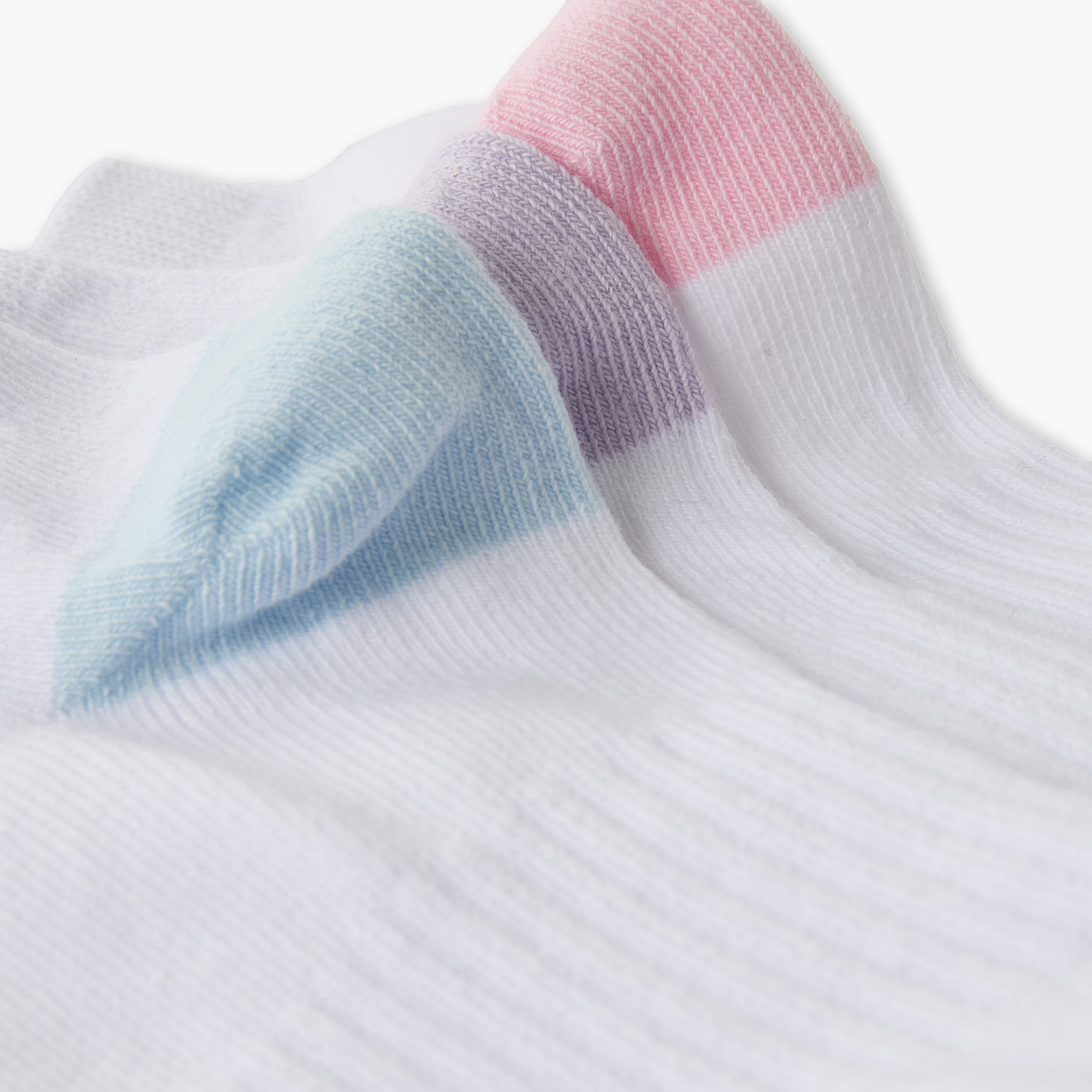 طقم جوارب 3 أزواج بطول الكاحل للبنات من جونيورز-girls-accessories-socks-image-6