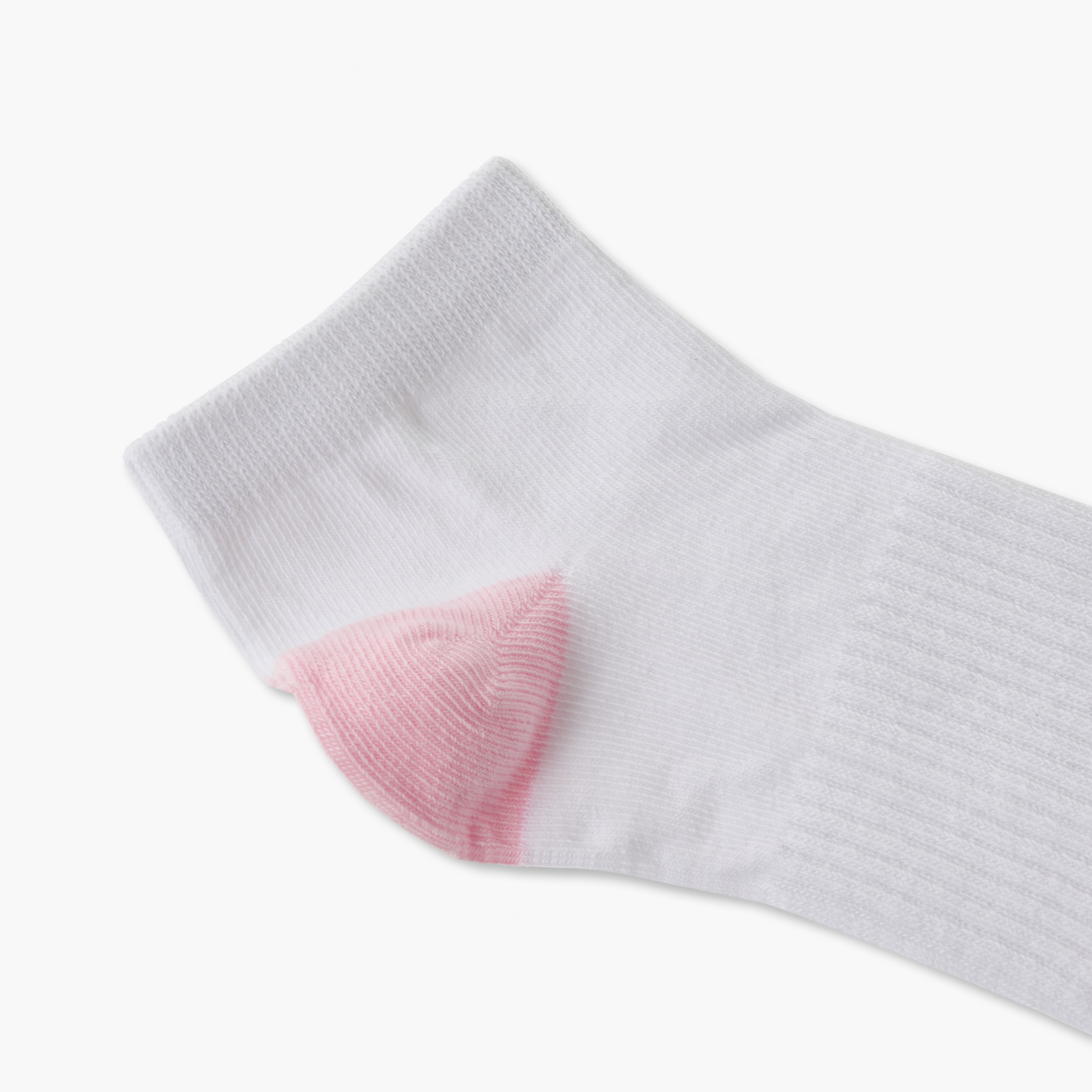 طقم جوارب 3 أزواج بطول الكاحل للبنات من جونيورز-girls-accessories-socks-image-5