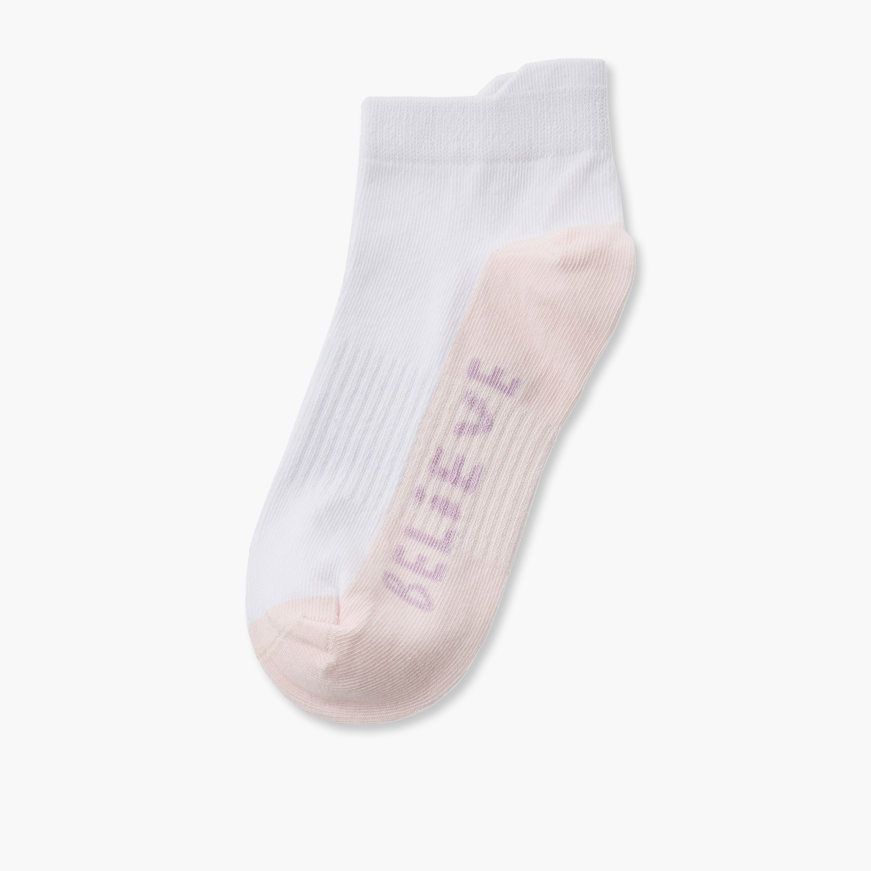 طقم جوارب 3 أزواج للبنات بطبعات شعار من جونيورز-girls-accessories-socks-image-2