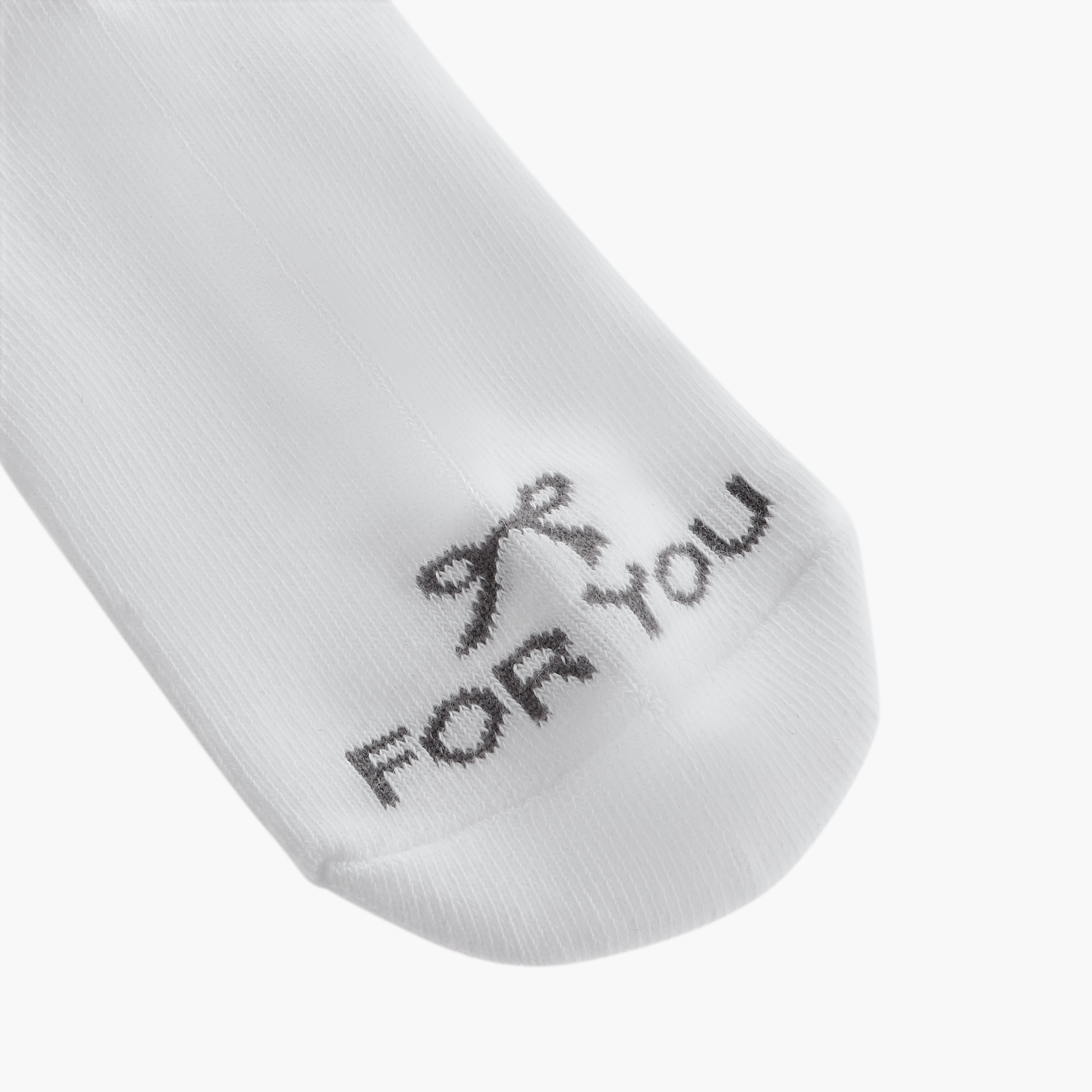 طقم جوارب 3 أزواج بطول الكاحل وطبعات فيونكة من جونيورز-girls-accessories-socks-image-3