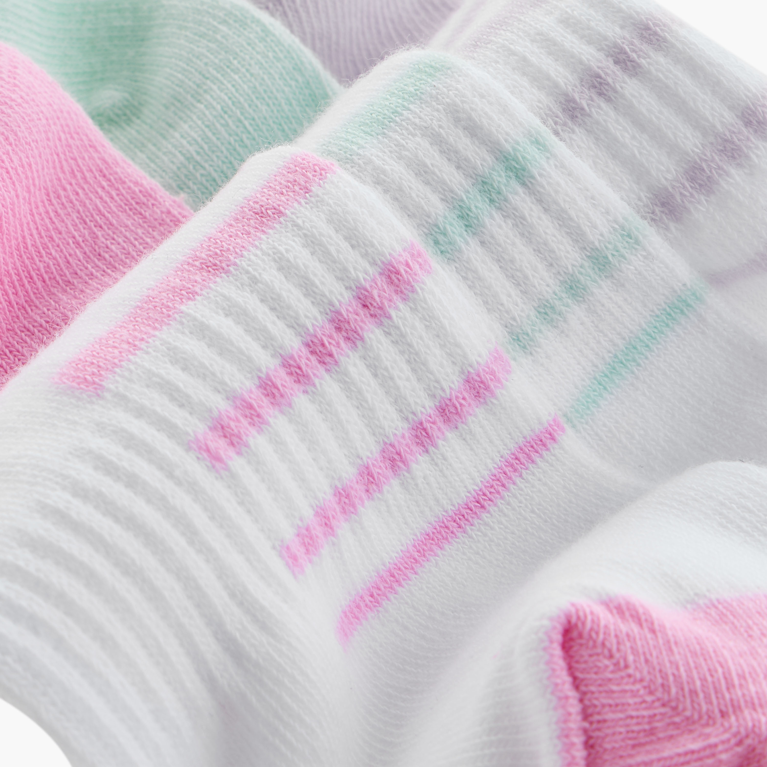 Juniors Colourblock Ankle Length Socks - Set of 3-girls-accessories-socks-image-4