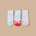 Juniors Butterfly Print Ankle Length Socks - Set of 3-Socks-thumbnail-0