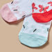 Juniors Butterfly Print Ankle Length Socks - Set of 3-Socks-thumbnail-3