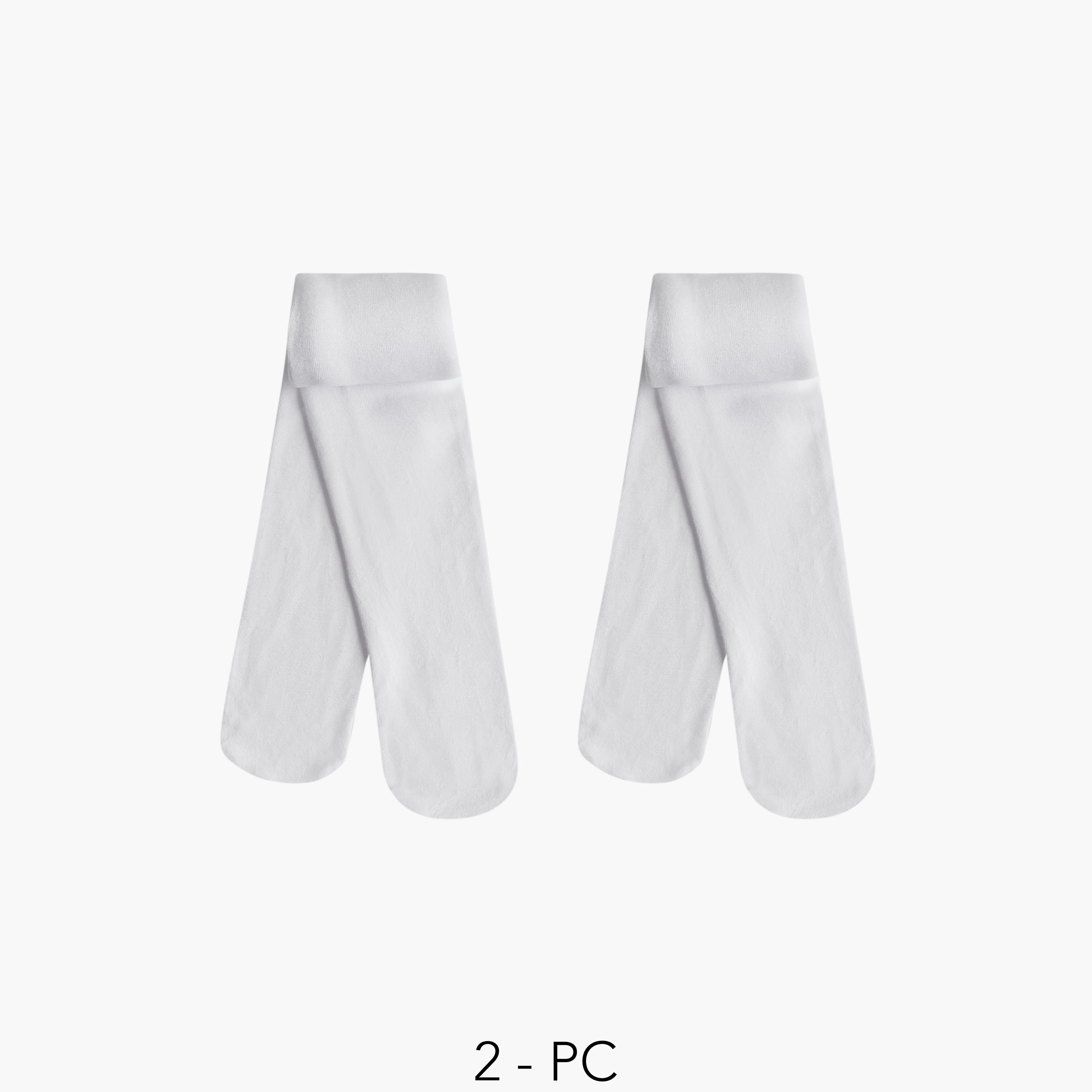 Juniors Solid Tights with Elasticated Waistband-girls-accessories-socks-image-1