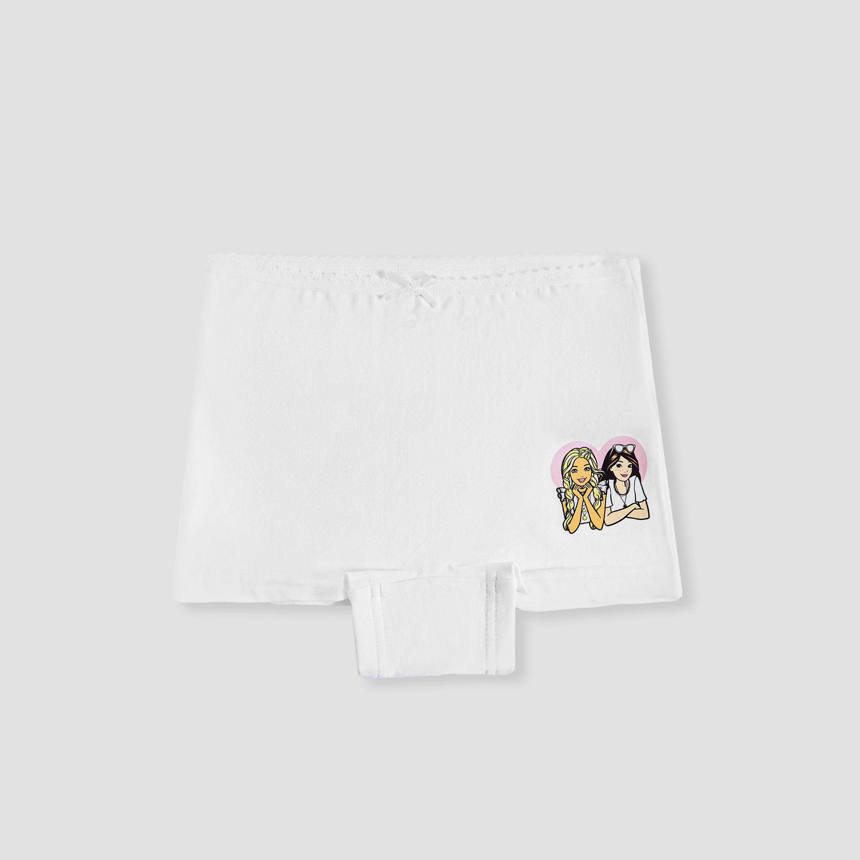 Barbie Print Briefs with Elasticated Waistband - Set of 3-girls-clothing-innerwear-panties-image-2